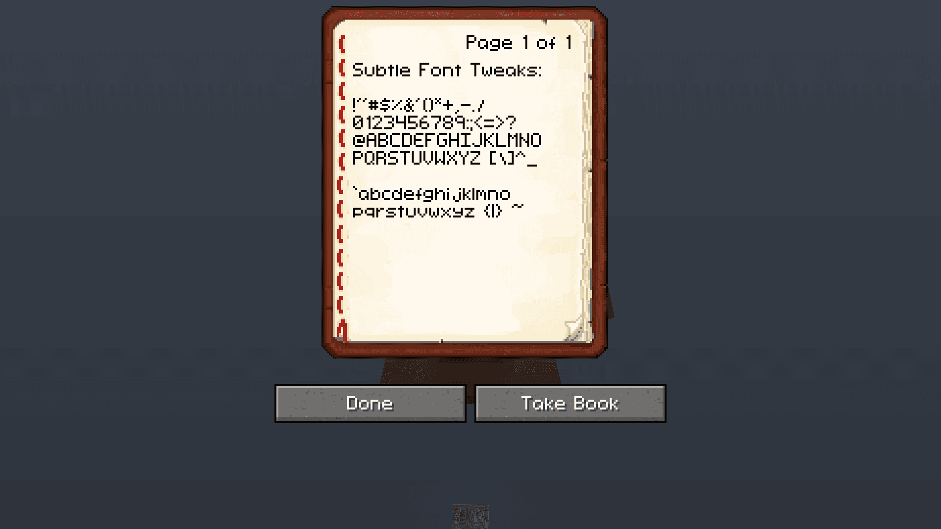 Subtle Font Tweaks screenshot