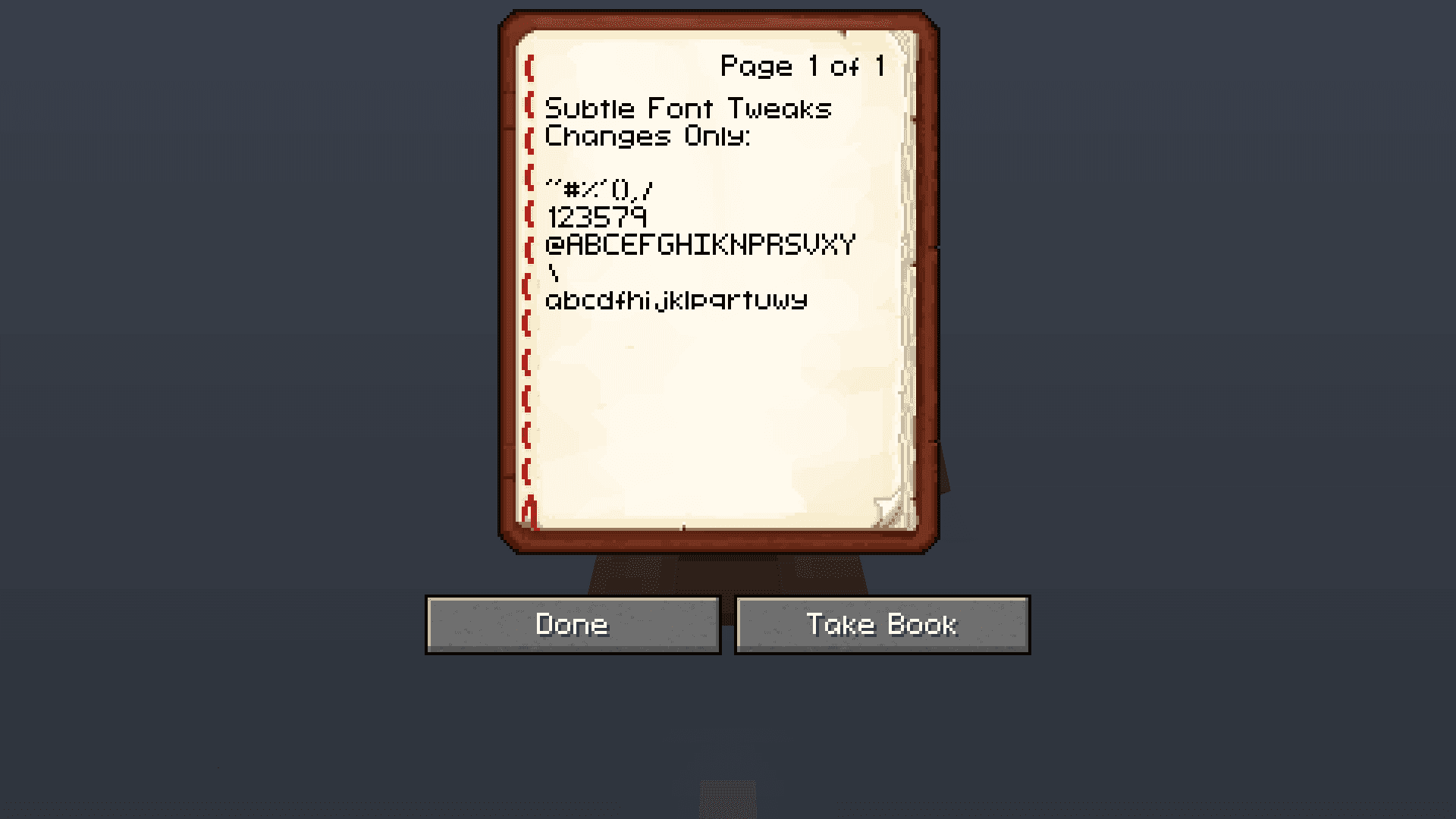 Subtle Font Tweaks screenshot