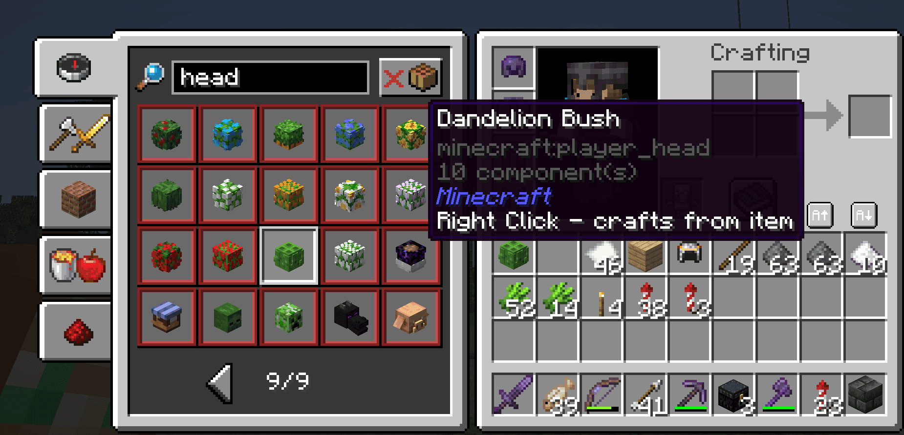 Just Enough Book (JEB) – Minecraft Recipe Book Mod screenshot