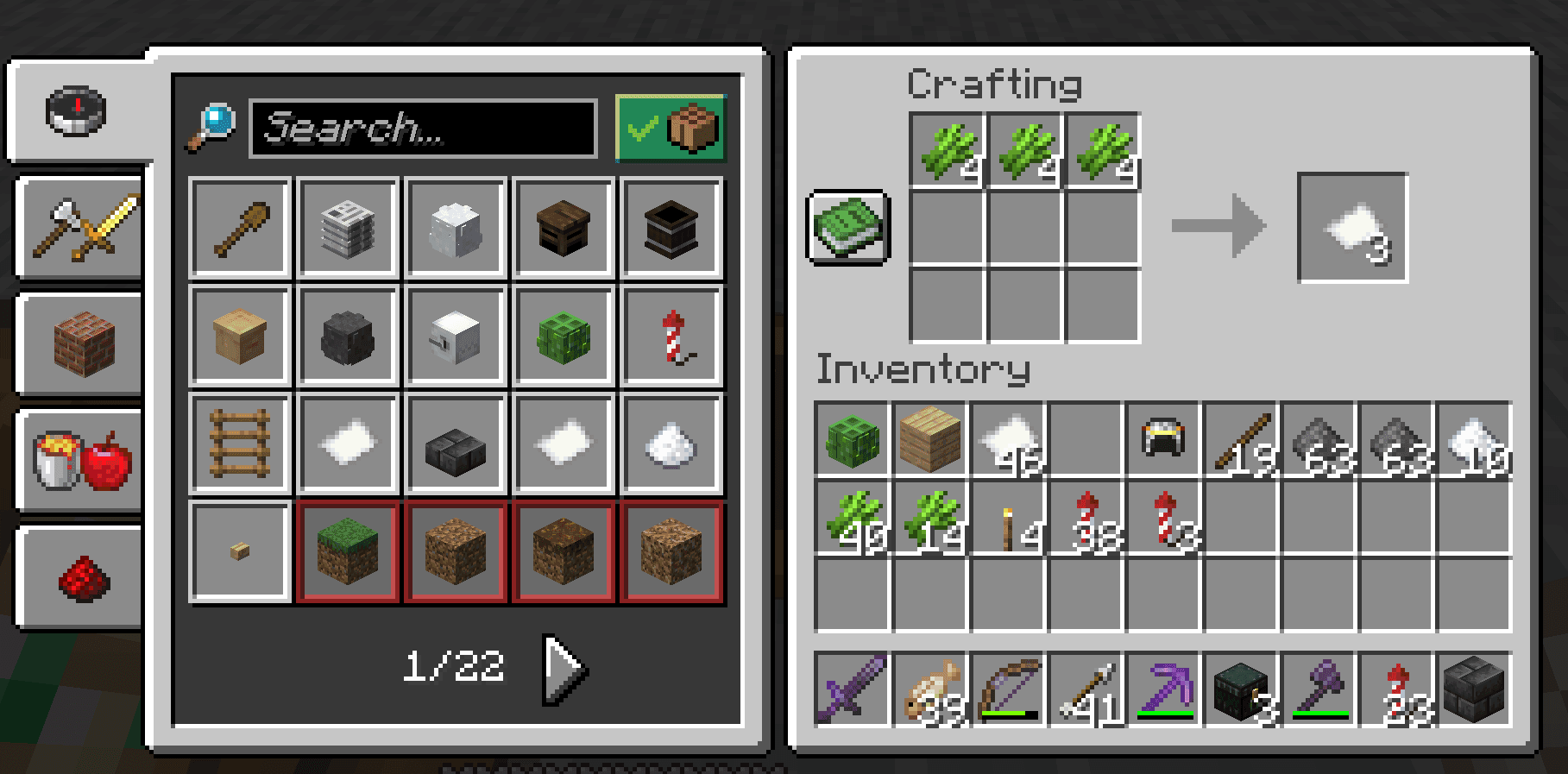 Just Enough Book (JEB) – Minecraft Recipe Book Mod screenshot