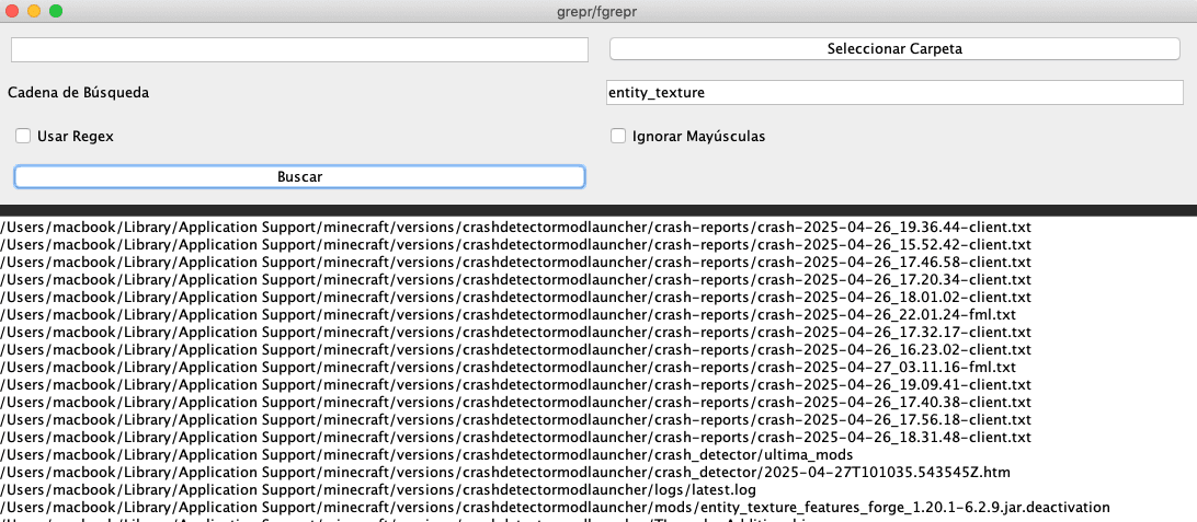 CrashDetector screenshot