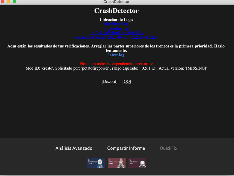 CrashDetector screenshot