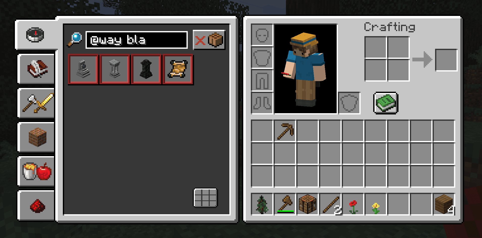 Just Enough Book (JEB) – Minecraft Recipe Book Mod screenshot