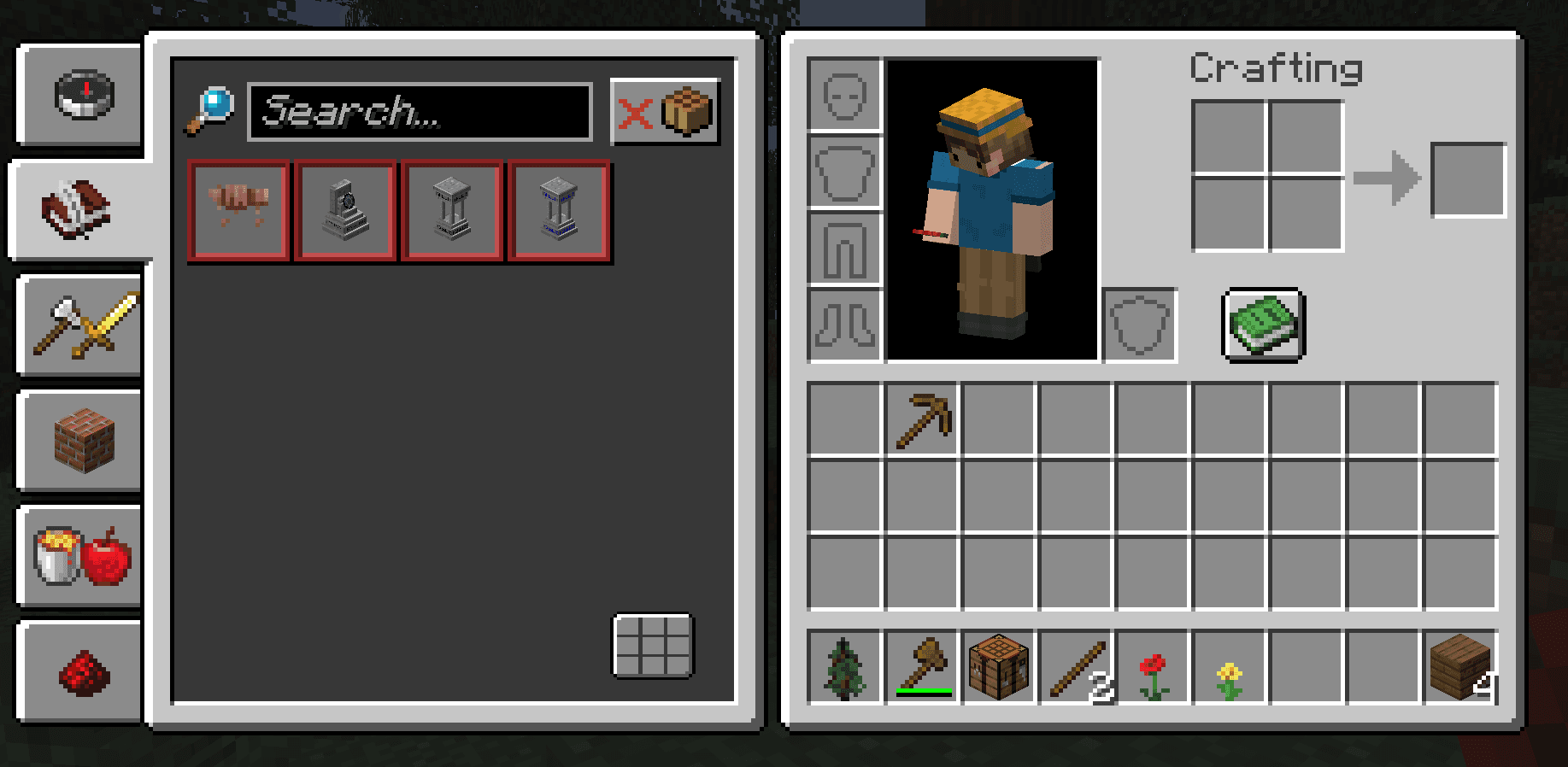 Just Enough Book (JEB) – Minecraft Recipe Book Mod screenshot