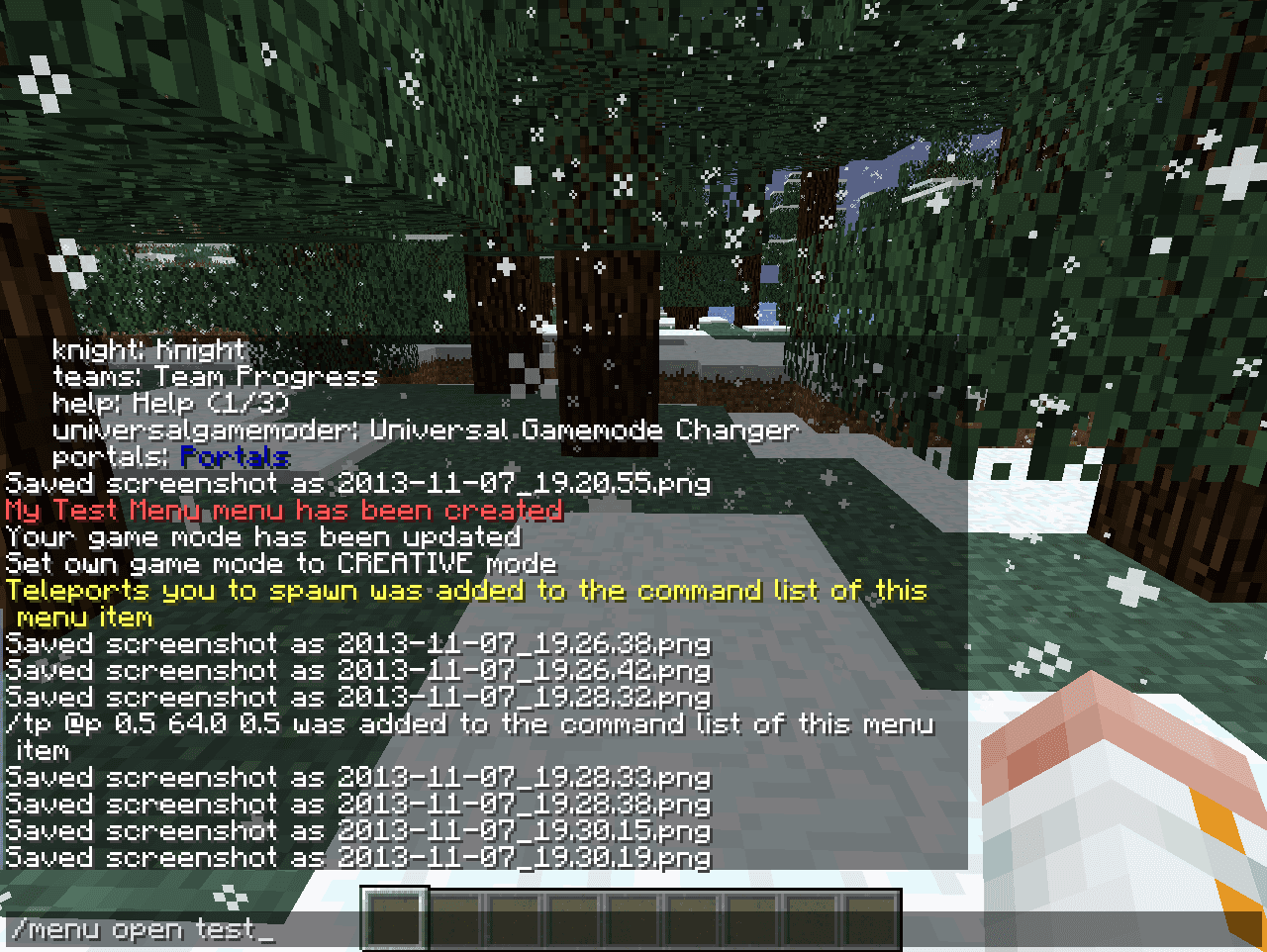 CreateYourOwnMenus screenshot
