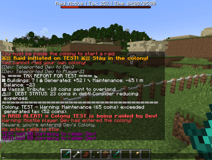 Minecolonies: War 'N Taxes  screenshot