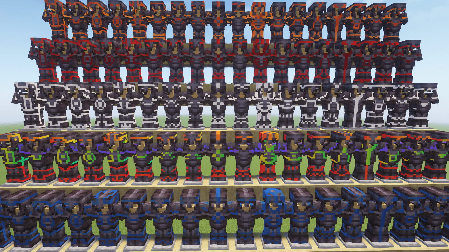 Glowing Trim Armors screenshot