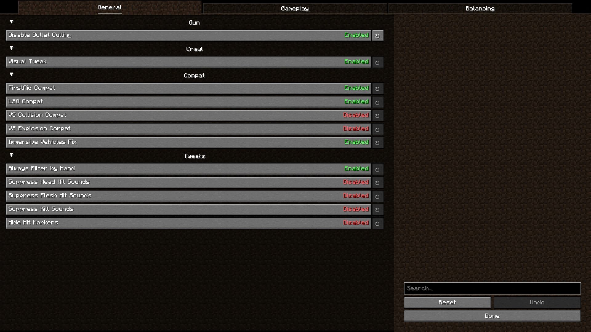 TaCZ Tweaks screenshot