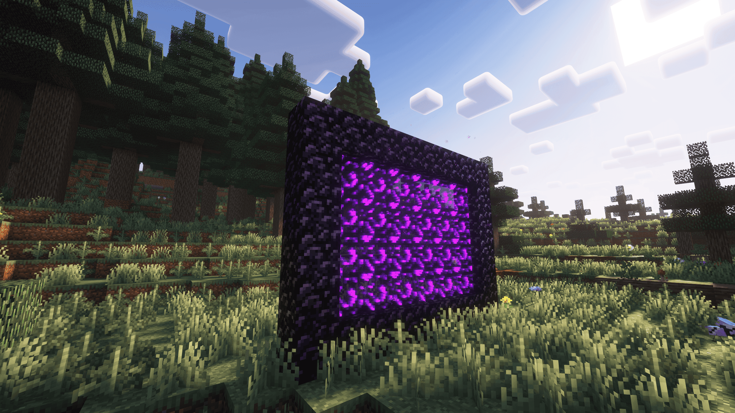 Custom Nether Portals [Any Shape Nether Portals] screenshot