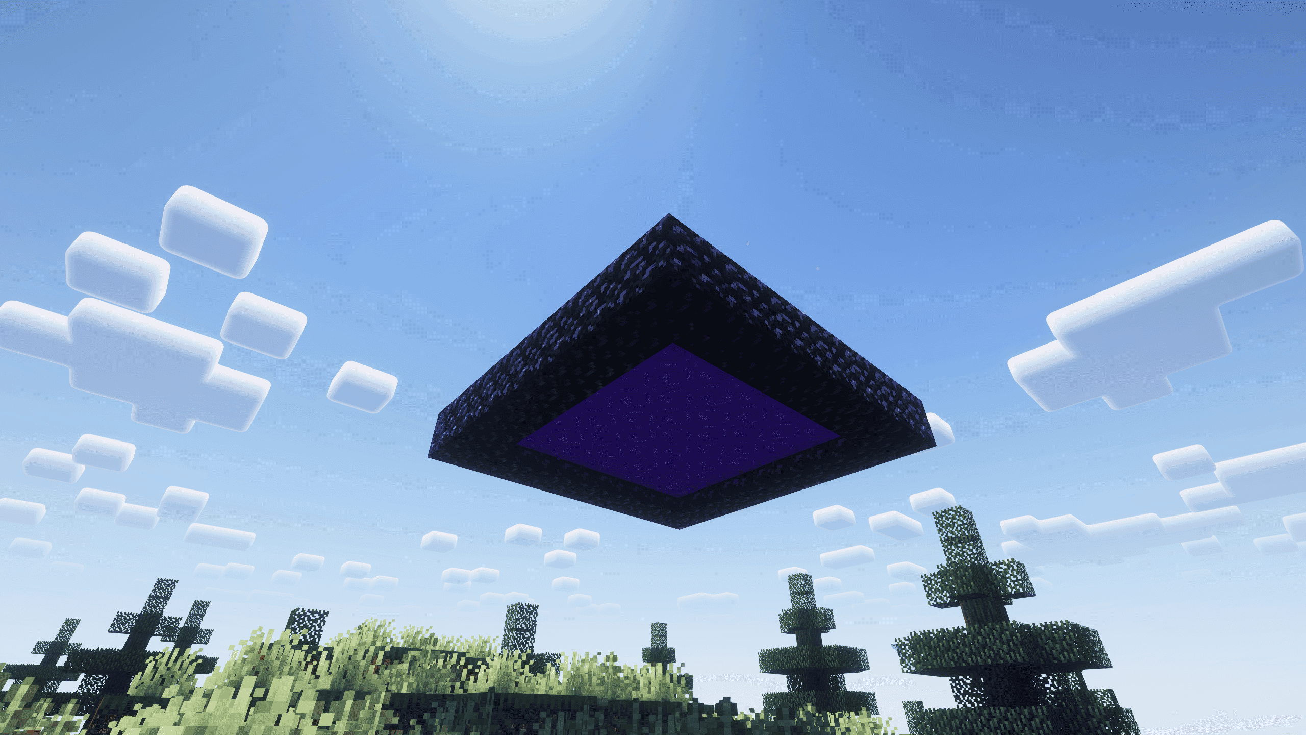 Custom Nether Portals [Any Shape Nether Portals] screenshot