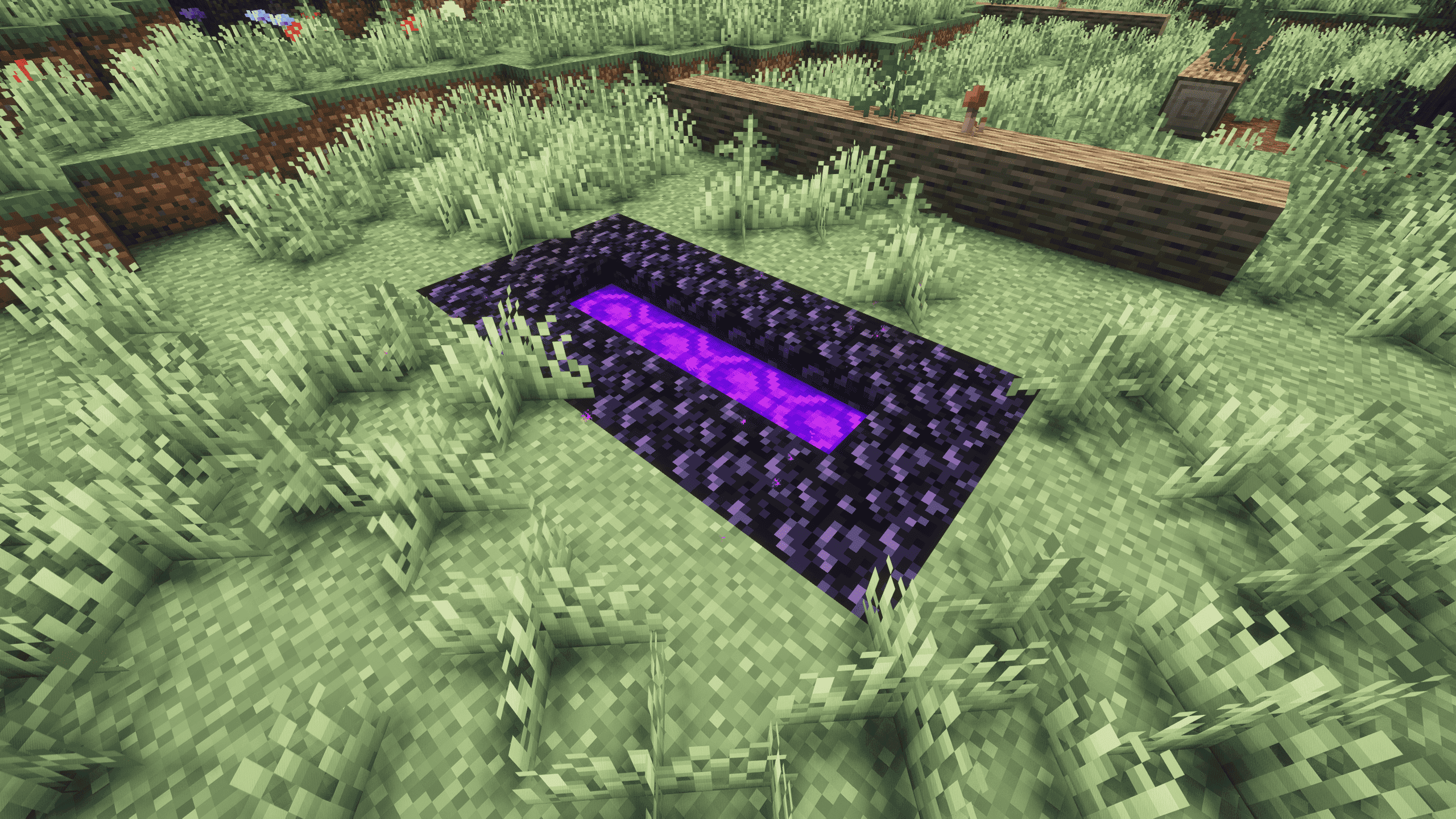 Custom Nether Portals [Any Shape Nether Portals] screenshot