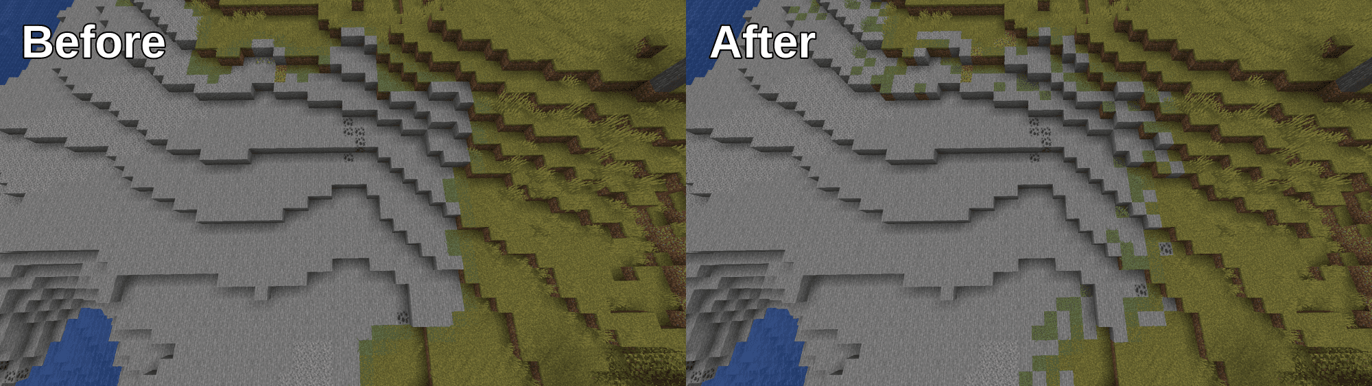 Pufferfish's Biome Dither [Fabric & Forge & NeoForge] screenshot