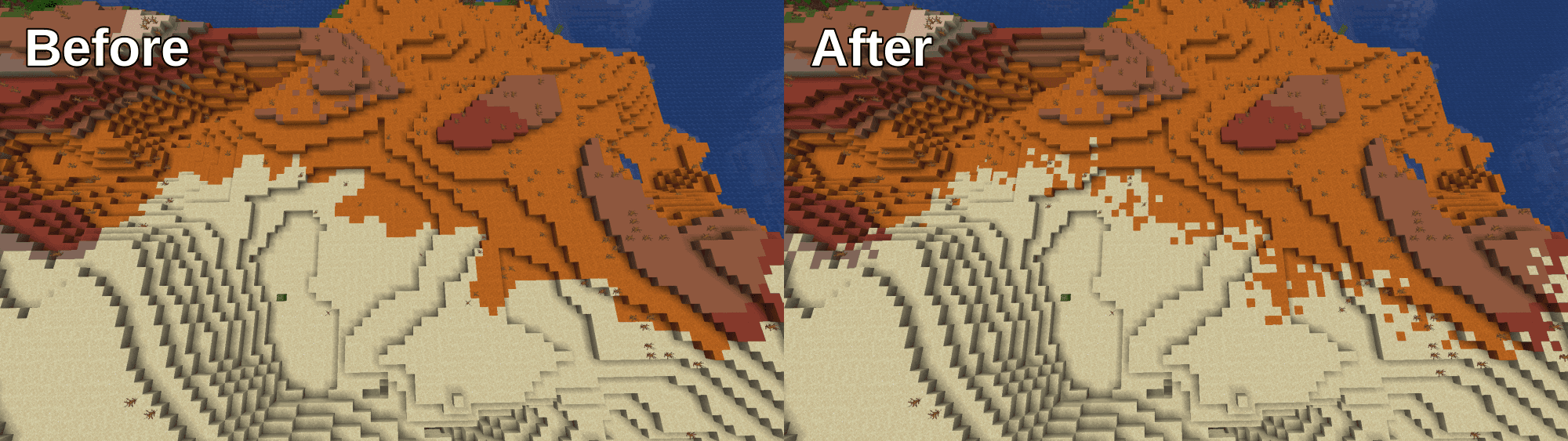 Pufferfish's Biome Dither [Fabric & Forge & NeoForge] screenshot