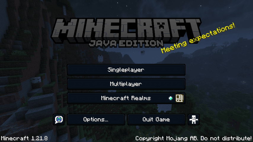 🌙 Night UI - A Dark Themed Resource Pack screenshot