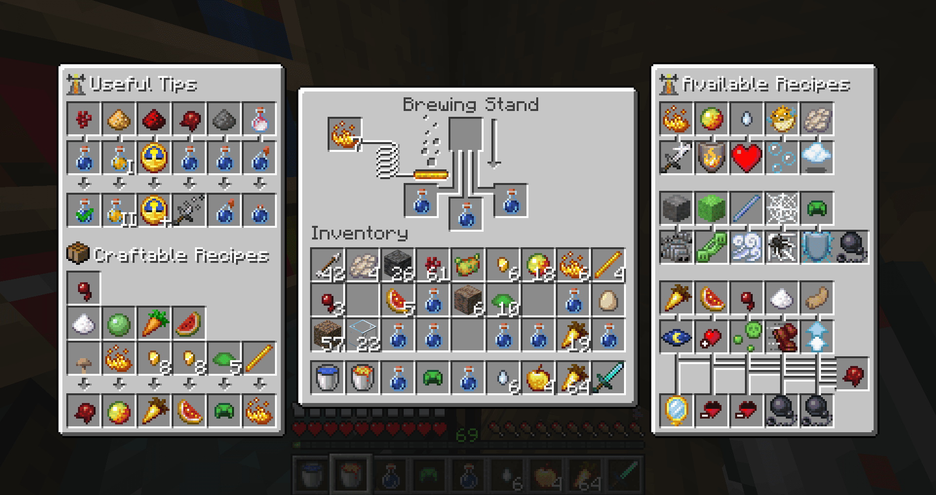 Potion Recipes: Vanilla Edition! screenshot