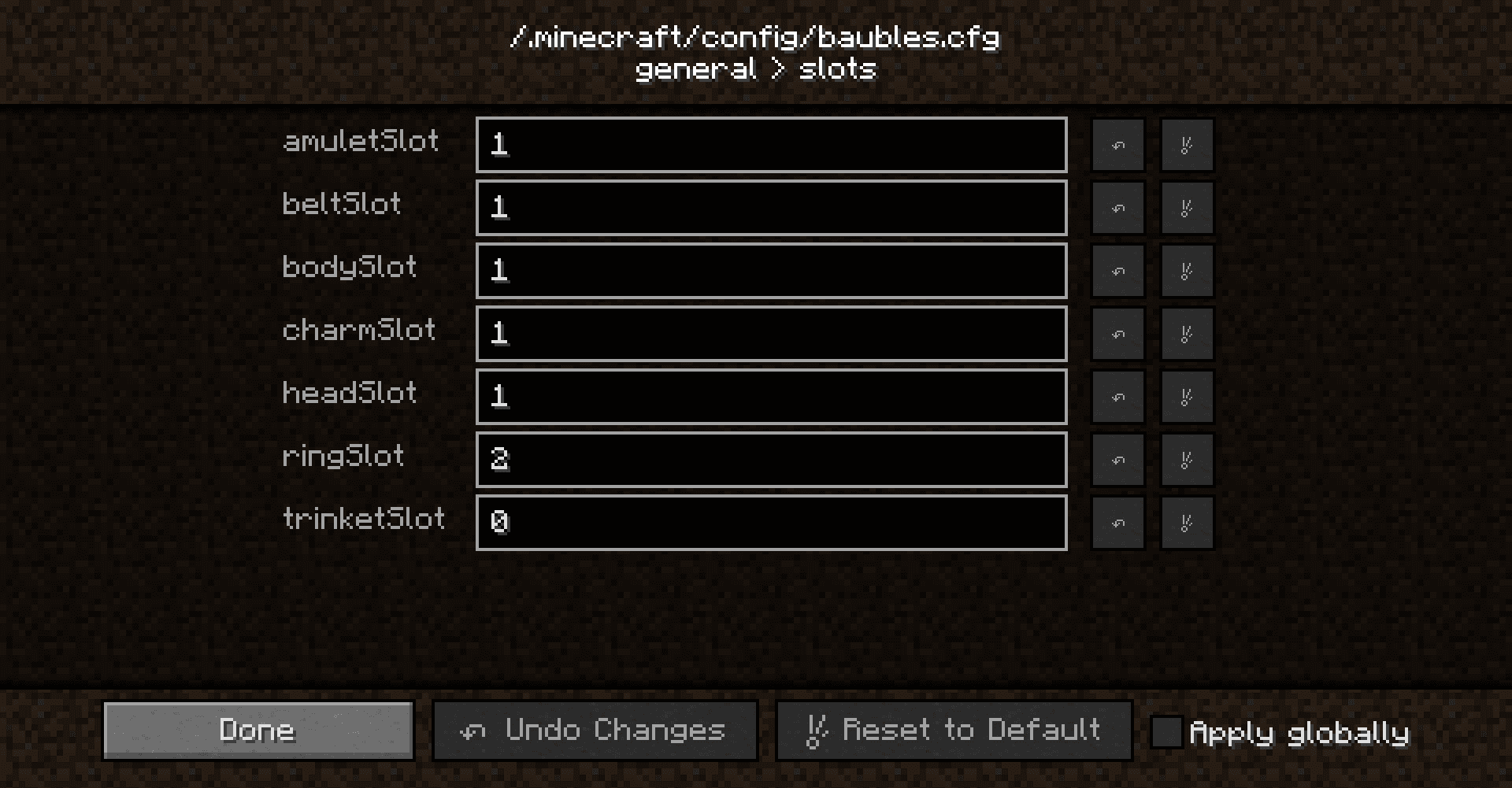 BaublesEX screenshot