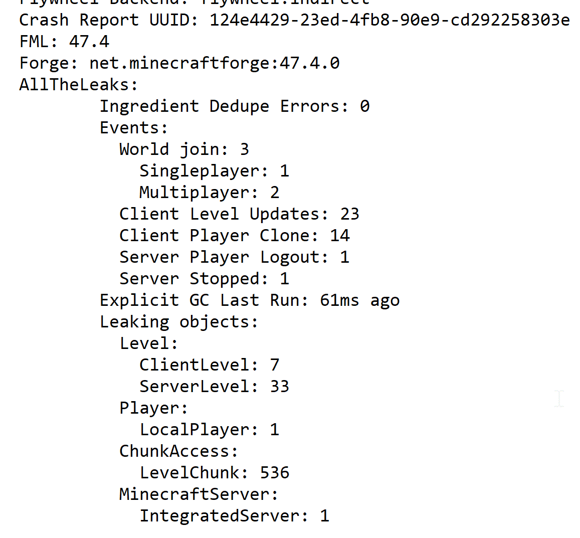 AllTheLeaks (Memory Leak Fix) screenshot