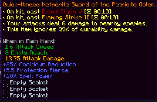 Fallen Gems & Affixes screenshot