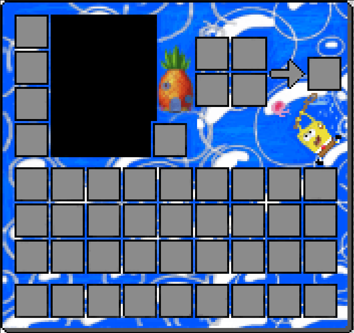 SpongeCraft GUI – Jellyfish & Krabby Patty HUD screenshot