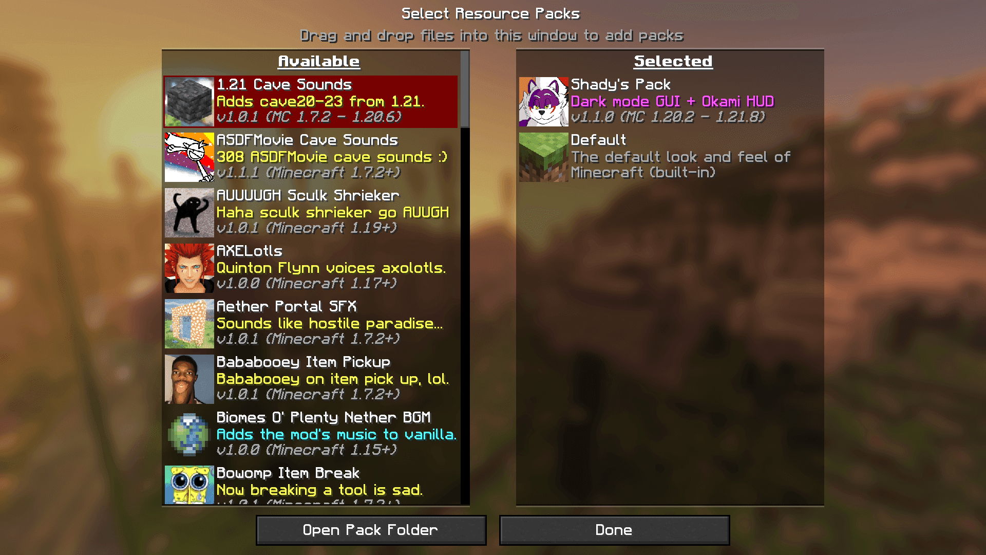 [Hiatus] Shady's Dark Okami GUI screenshot