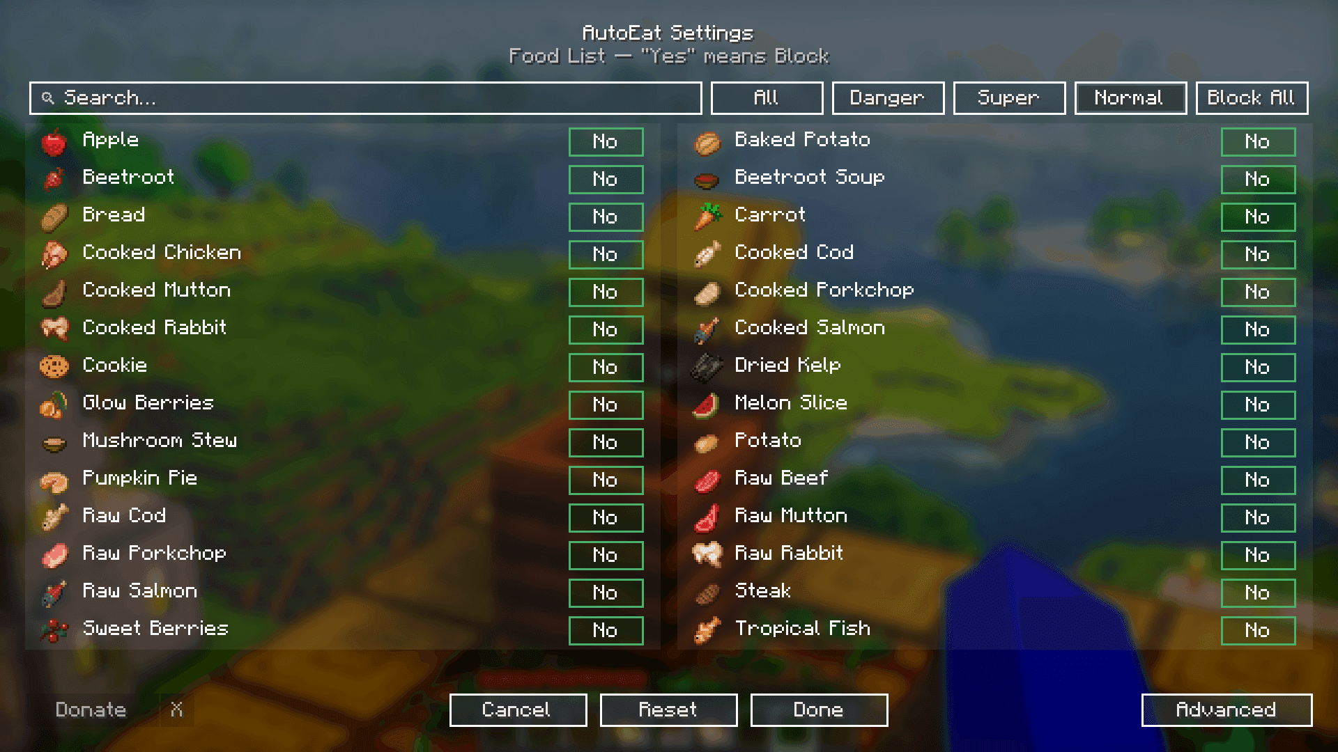 AutoEat screenshot
