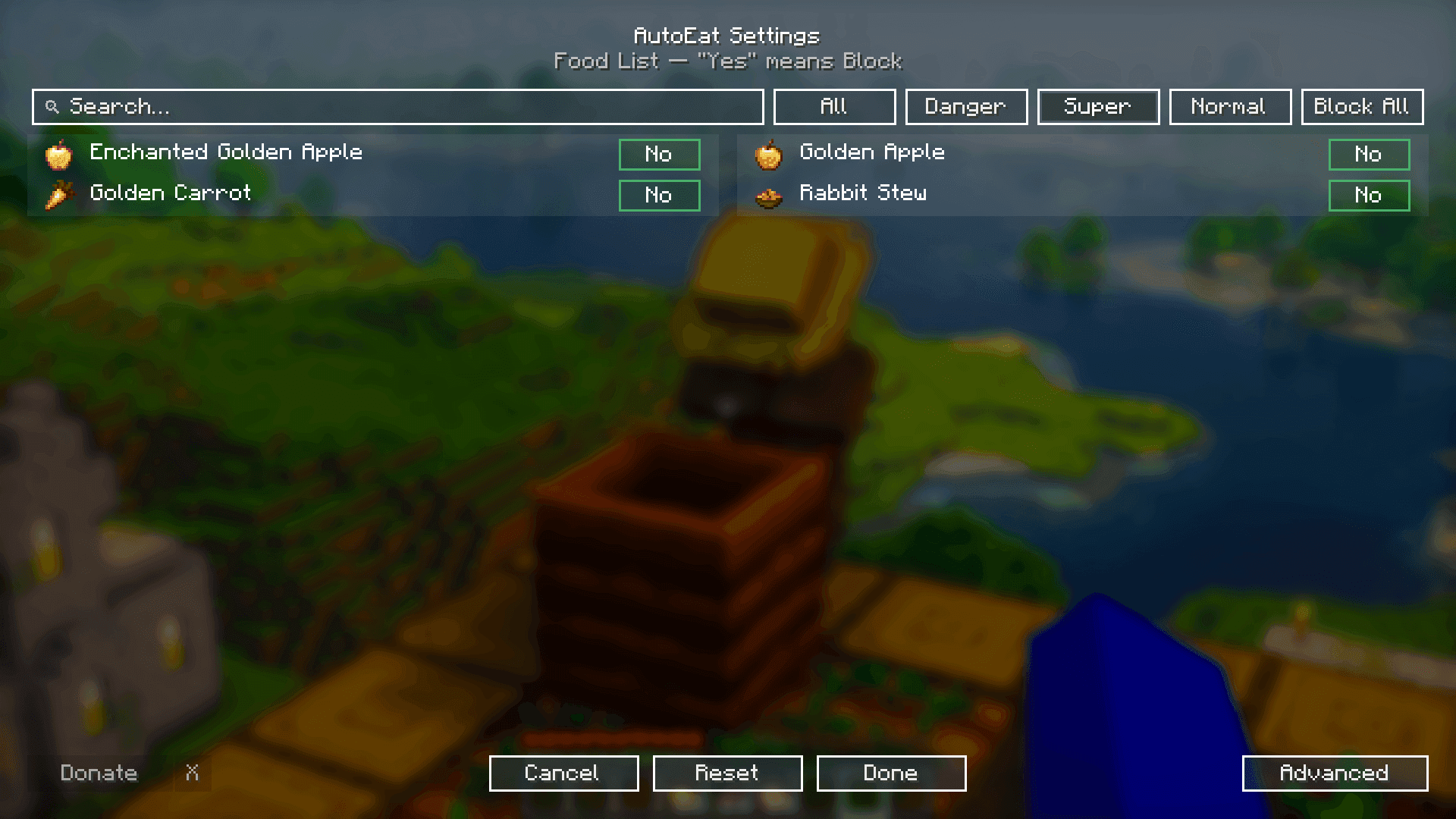 AutoEat screenshot