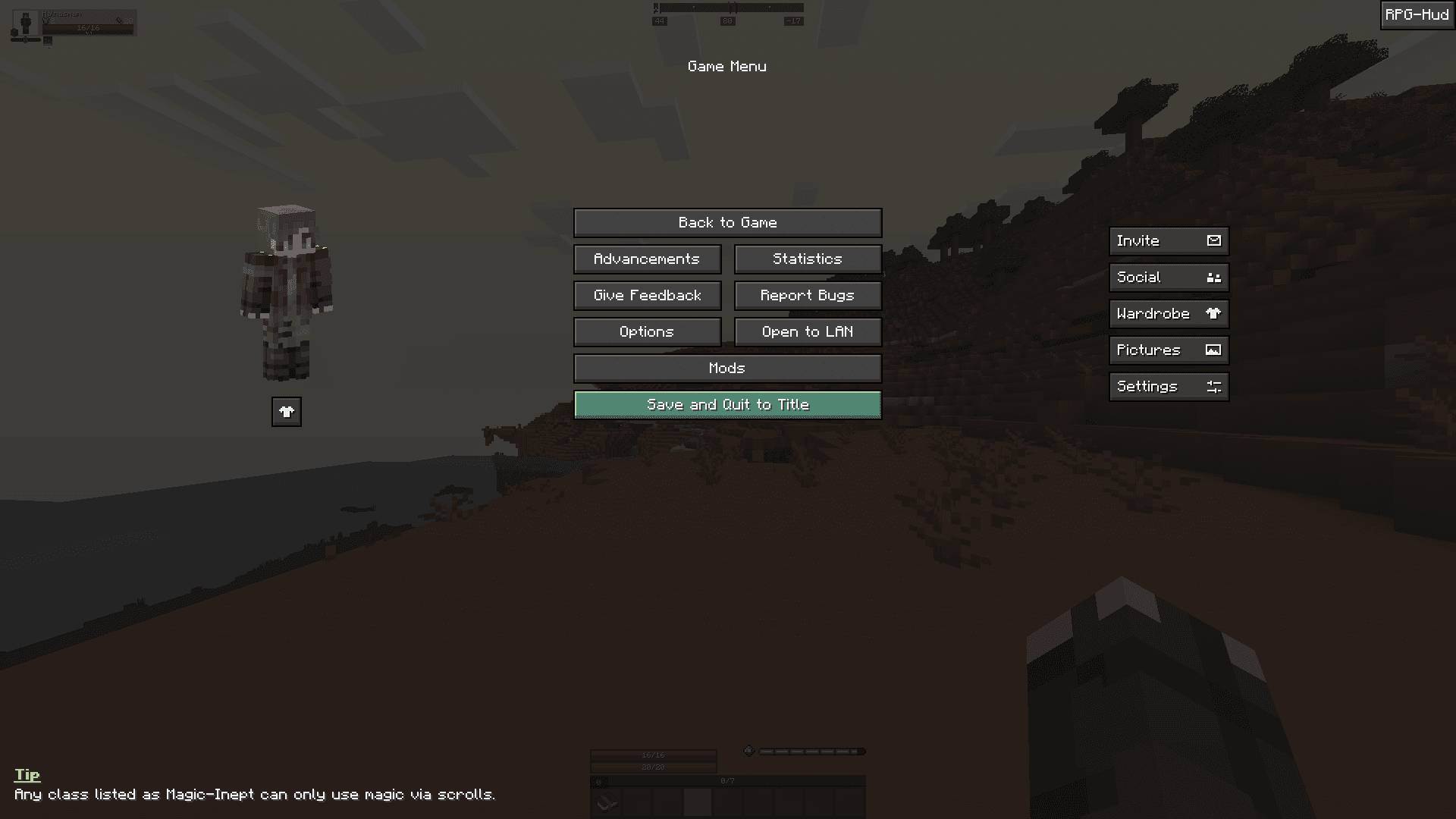 Wayhollow RPG screenshot