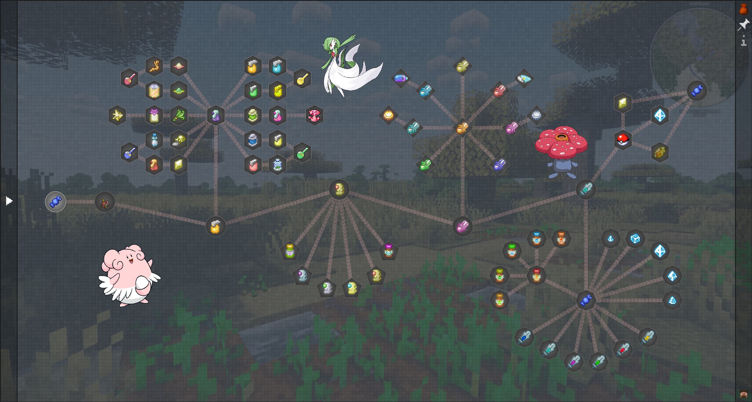 Immersive Pixelmon - A New Pokemon Era (with Distant Horizons, Pixelmon & Quests) screenshot