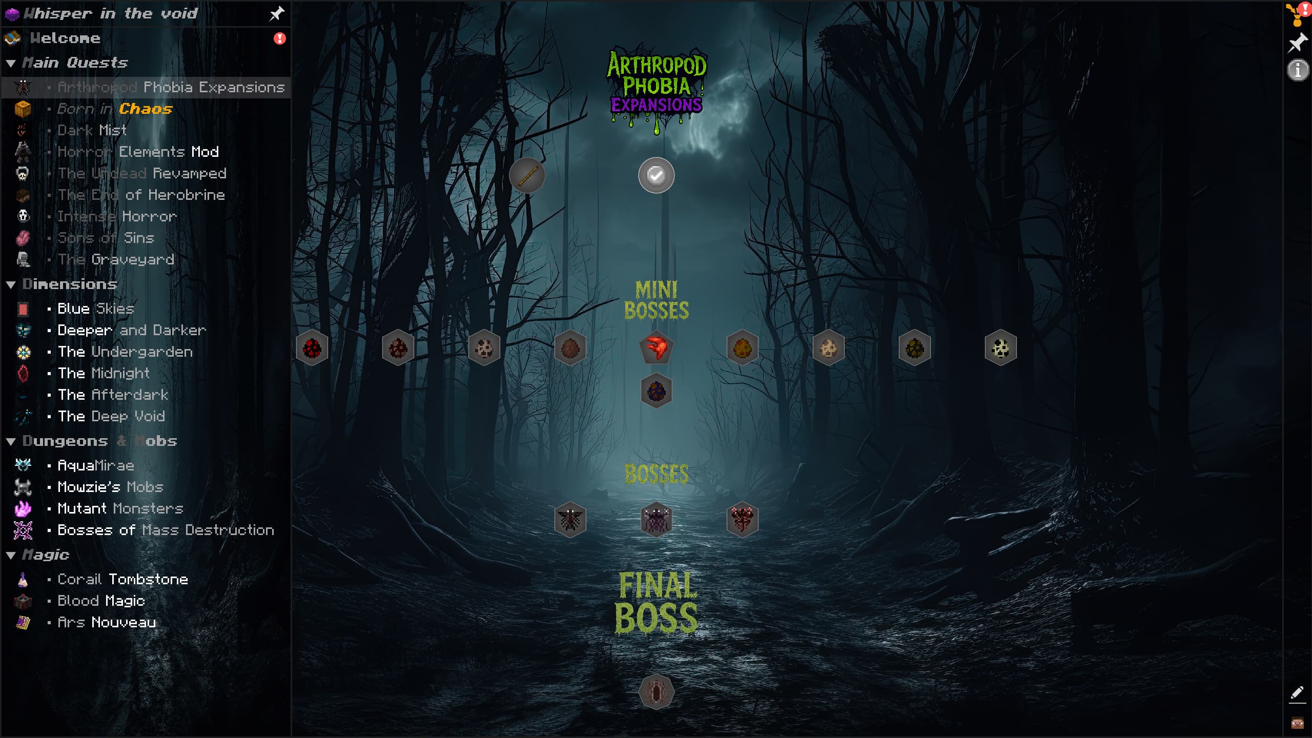 Whispers in the Void - A Horror Adventure & Quests | Horror Mobs! screenshot