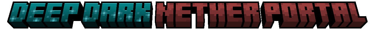 Deep Dark Nether Portal screenshot