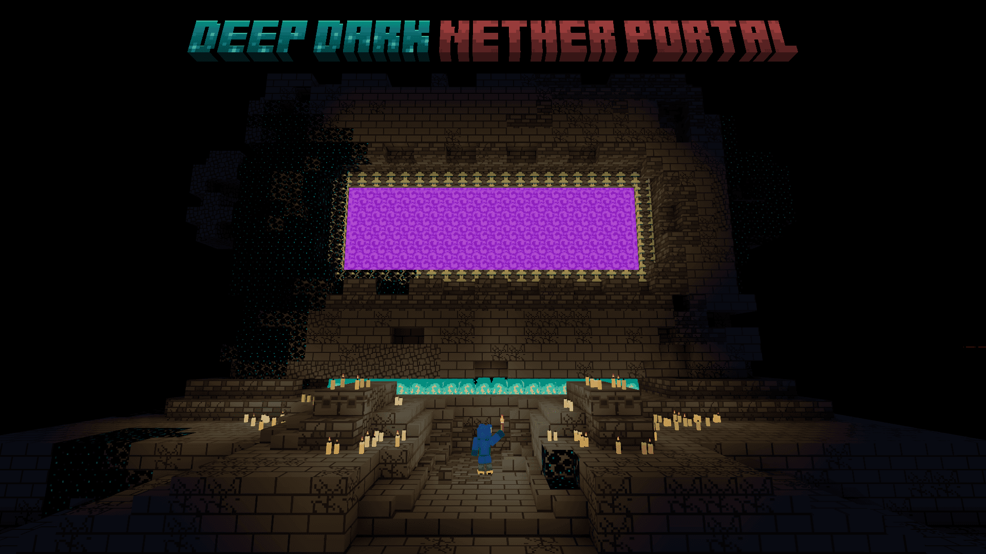 Deep Dark Nether Portal screenshot
