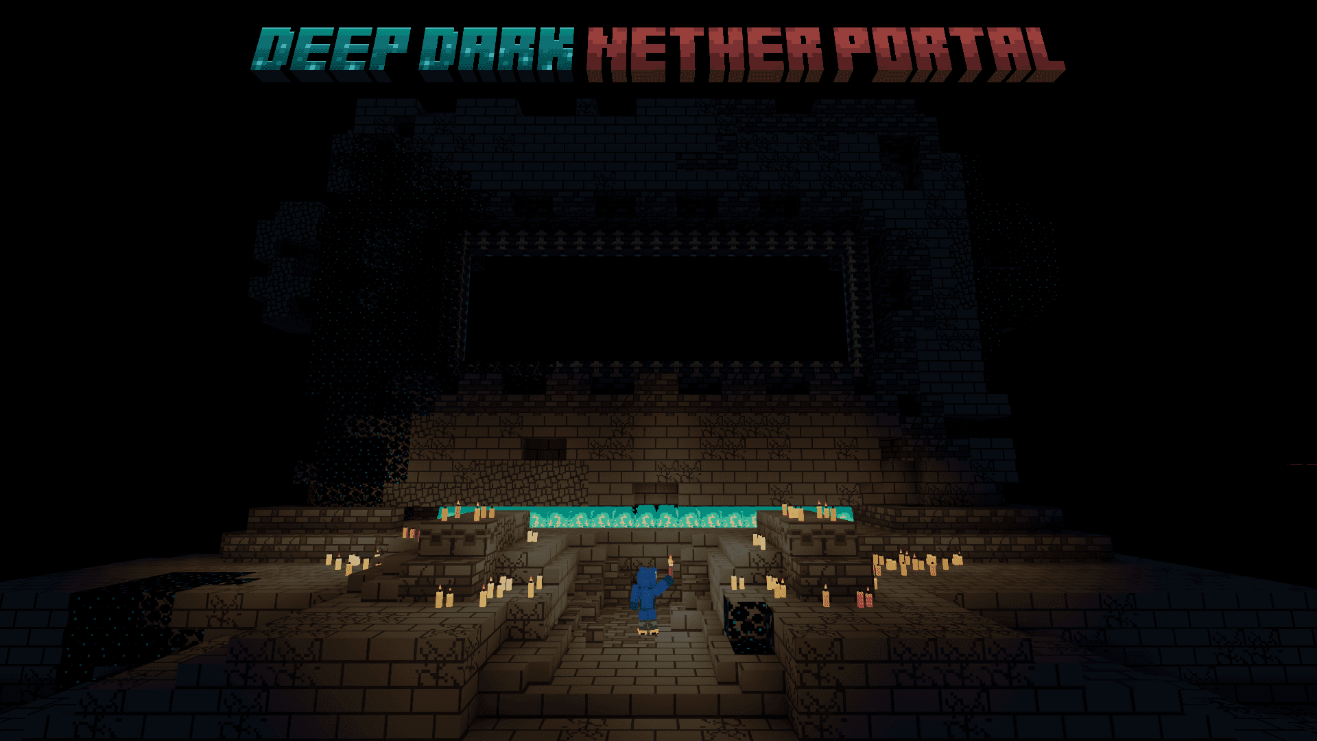 Deep Dark Nether Portal screenshot