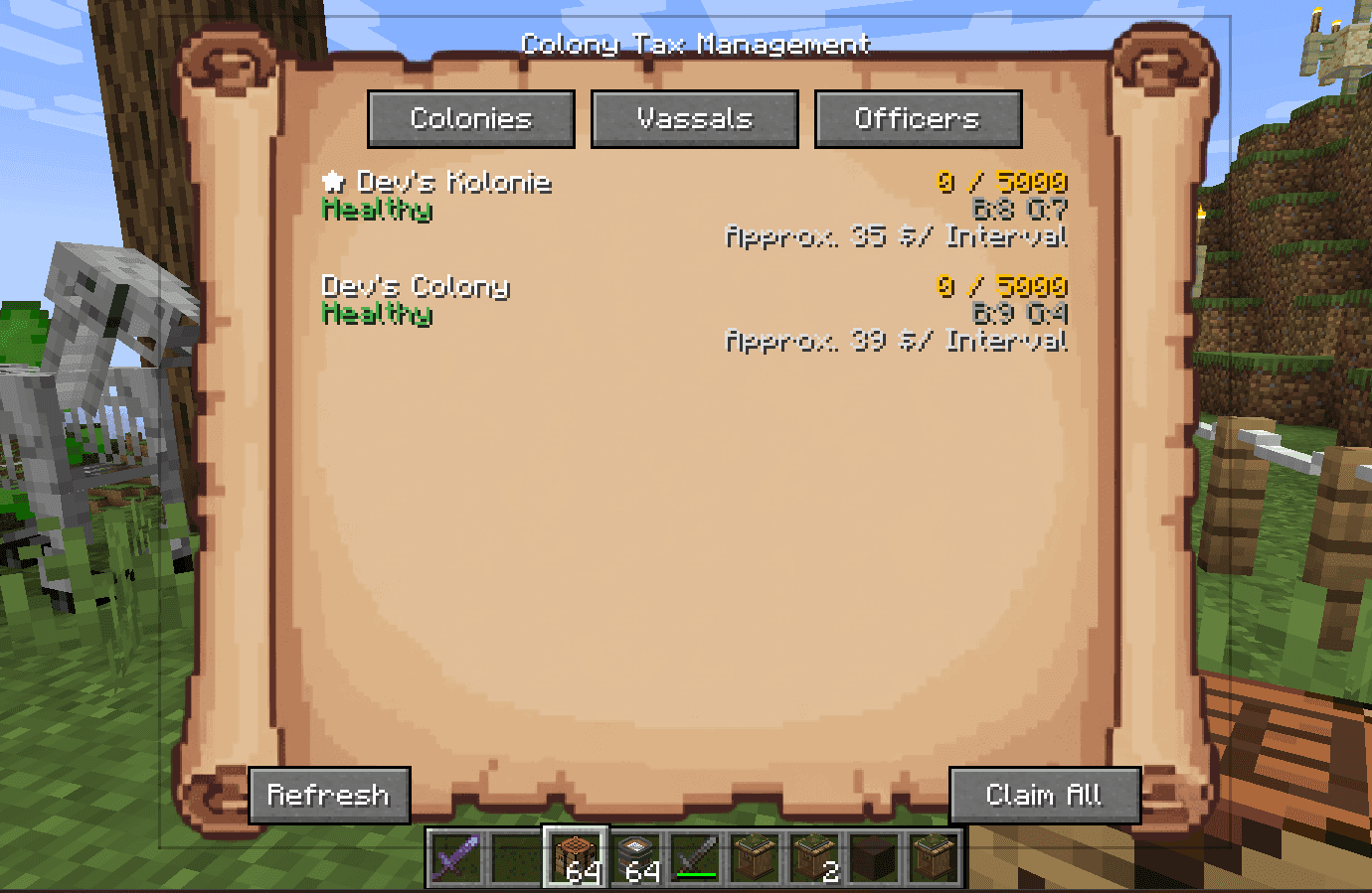 Minecolonies: War 'N Taxes  screenshot