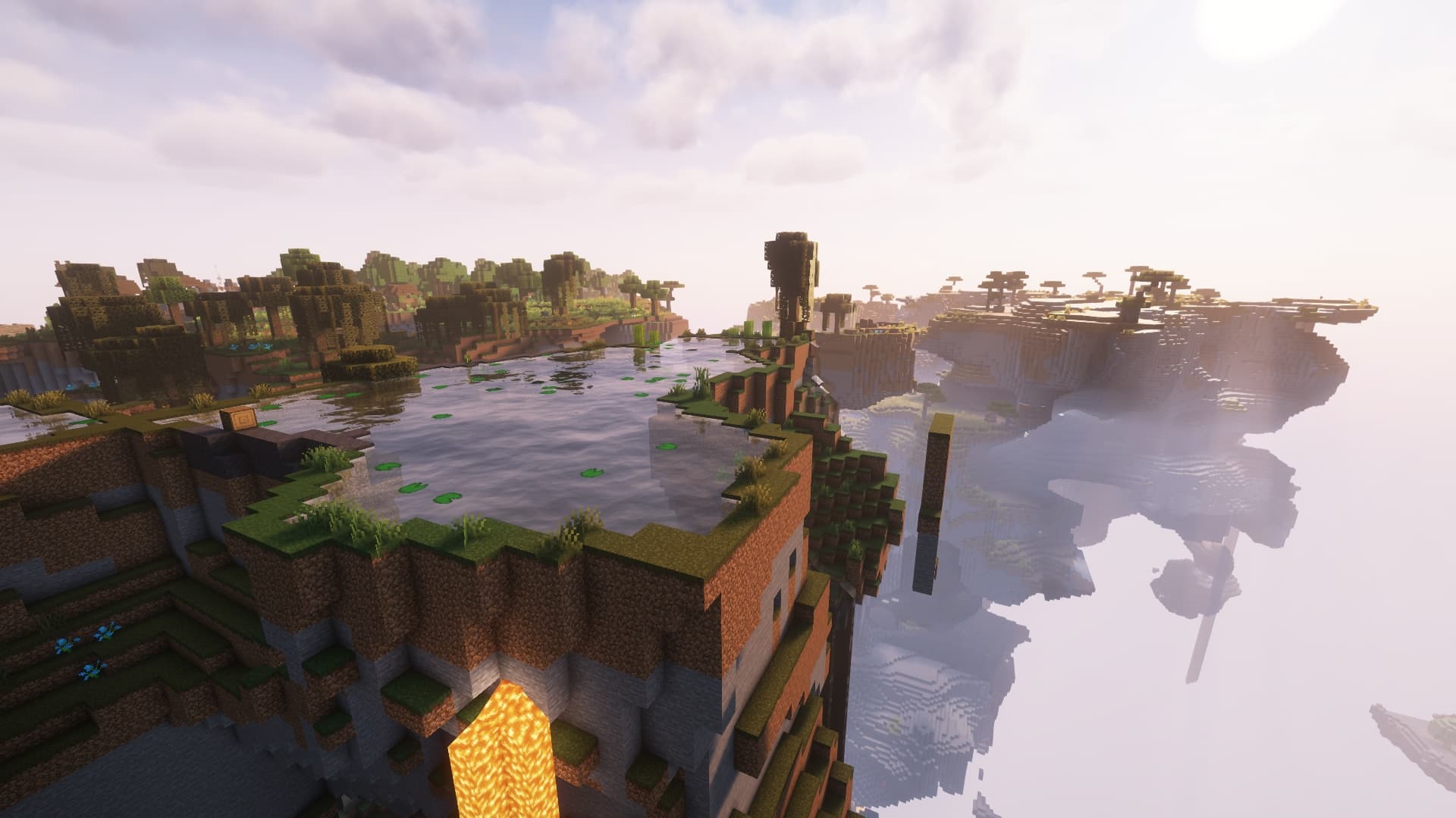 Over the Sky | Floating Islands, Mobs and Many Secrets! screenshot