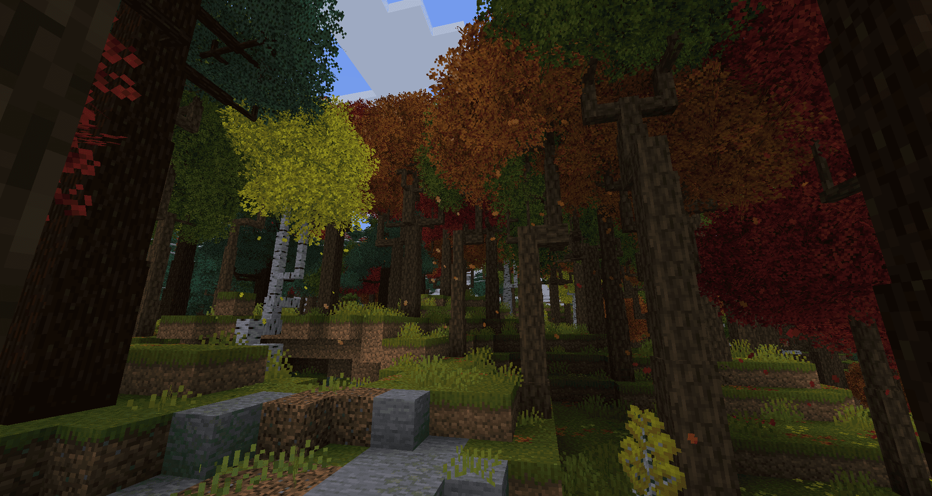 rainbow's foliage: polytone screenshot