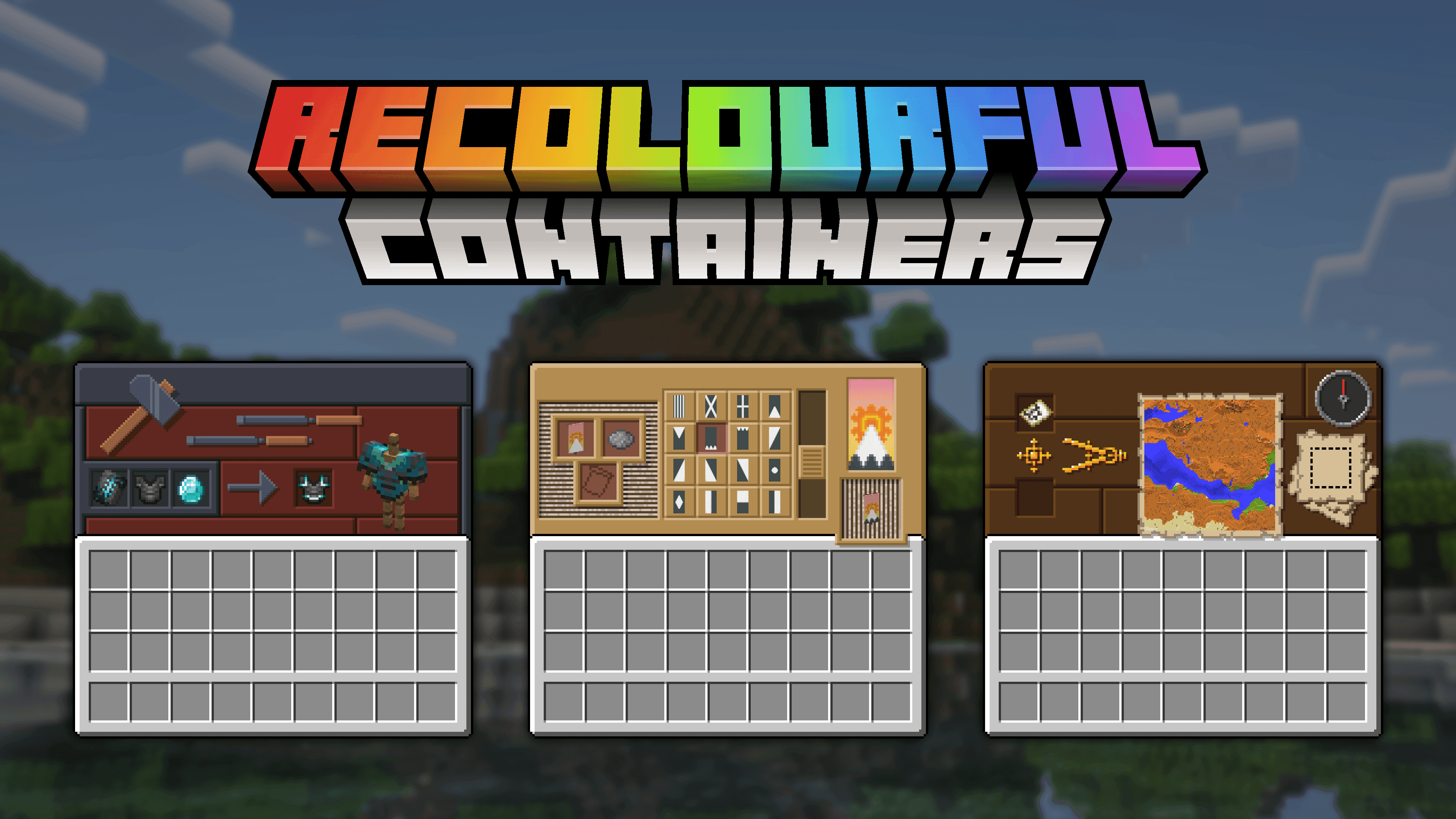 Recolourful Containers GUI + HUD screenshot