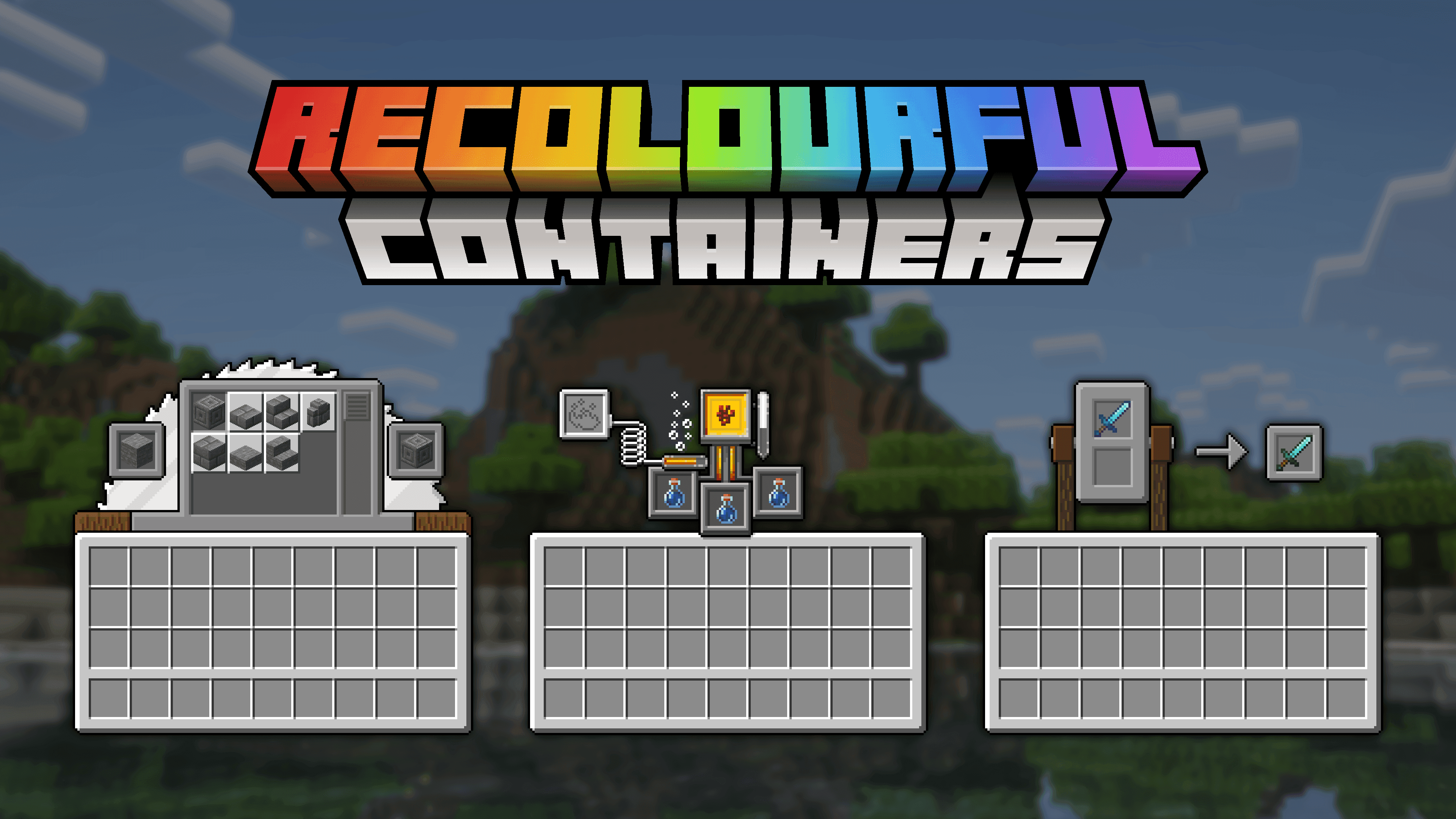 Recolourful Containers GUI + HUD screenshot