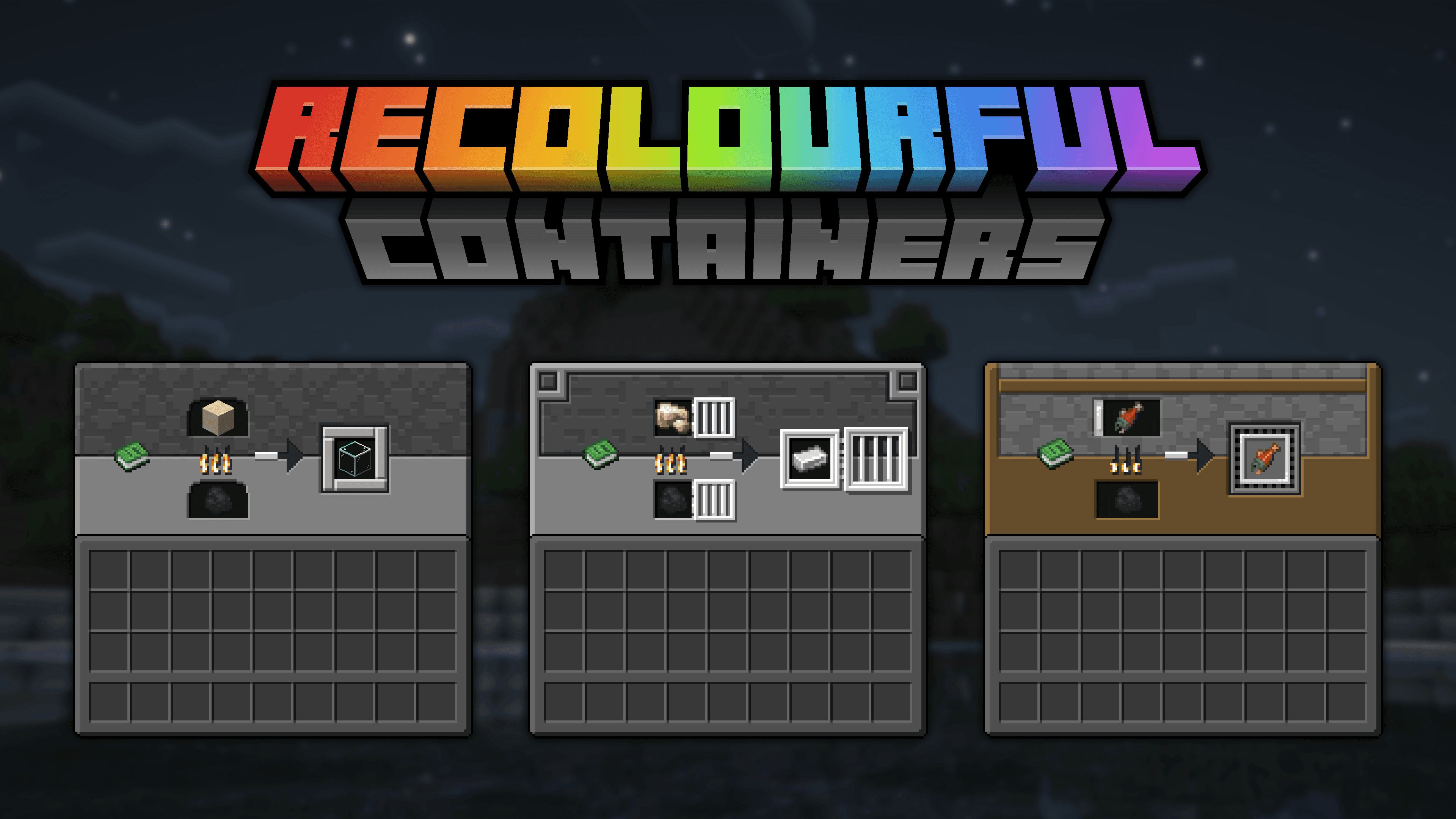 Recolourful Containers GUI + HUD (DARK) screenshot