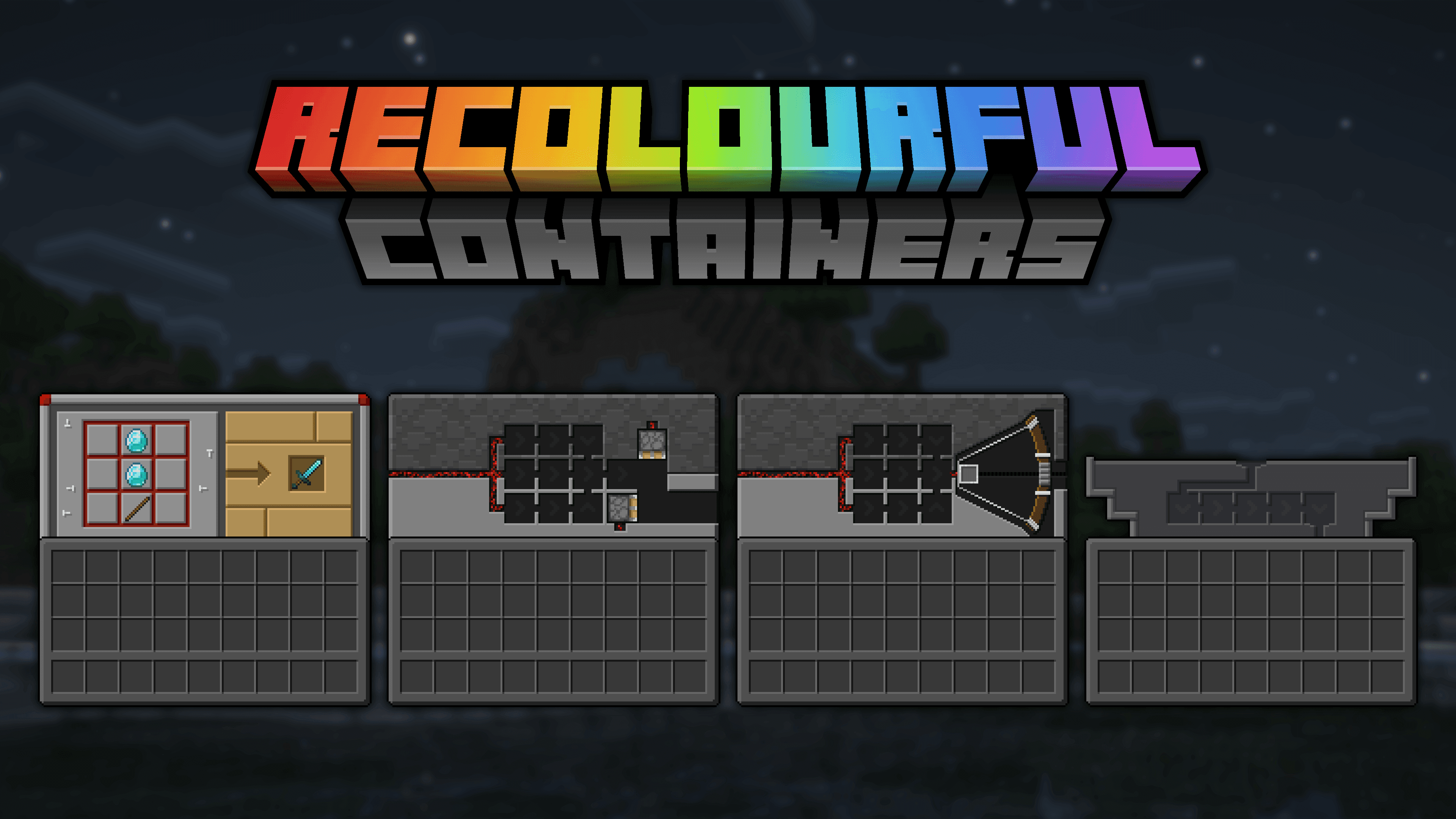 Recolourful Containers GUI + HUD (DARK) screenshot