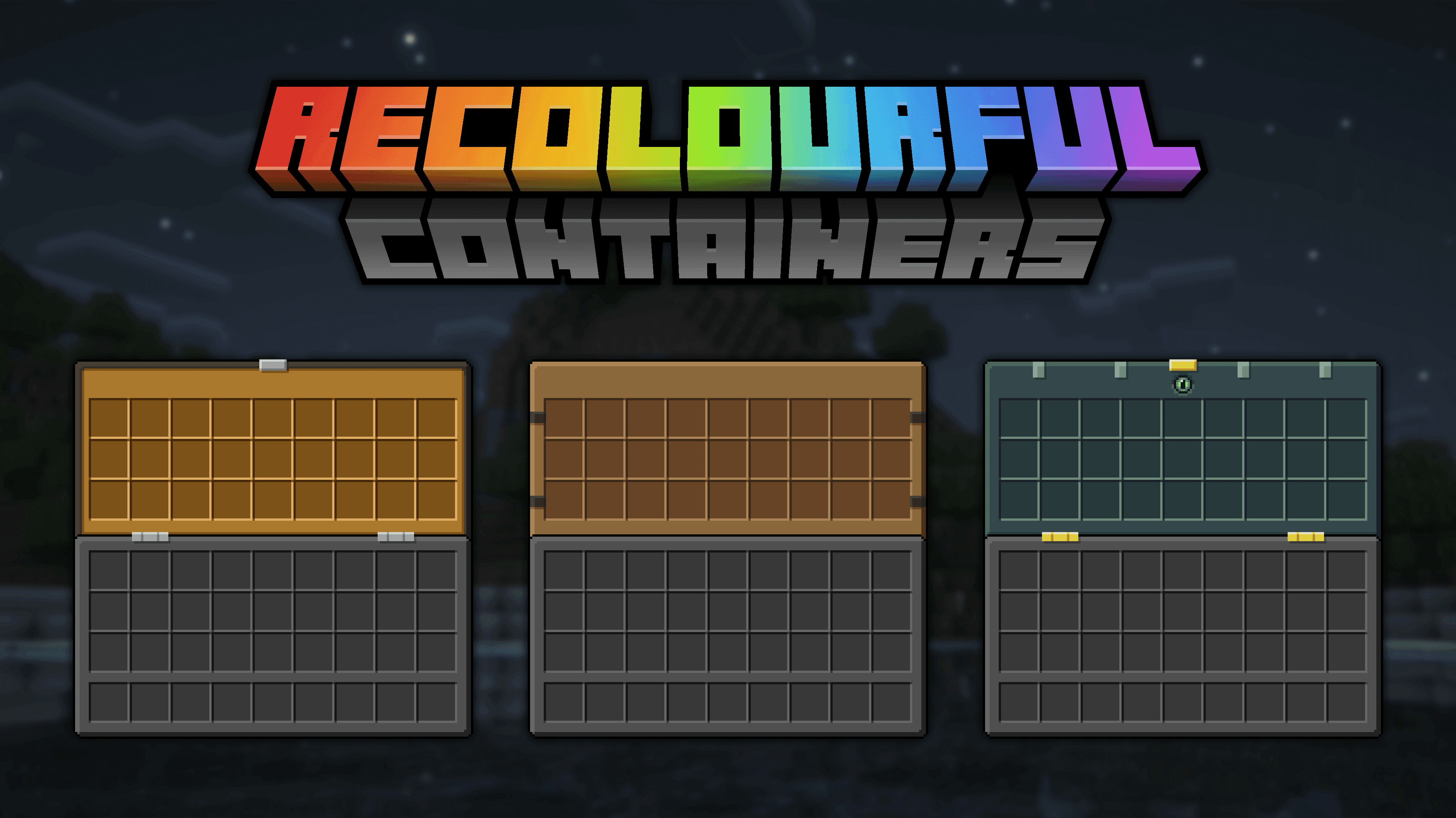 Recolourful Containers GUI + HUD (DARK) screenshot
