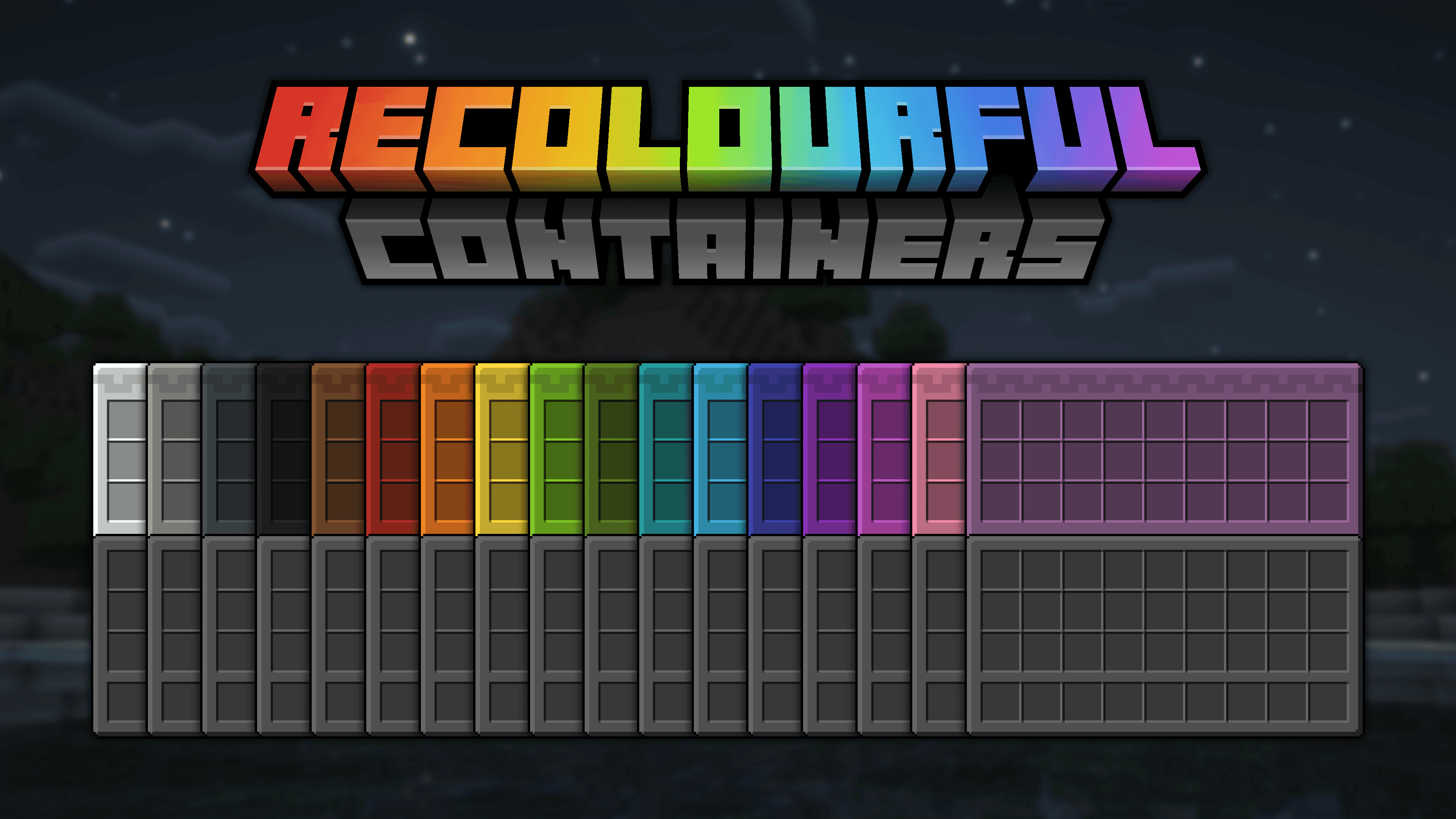 Recolourful Containers GUI + HUD (DARK) screenshot
