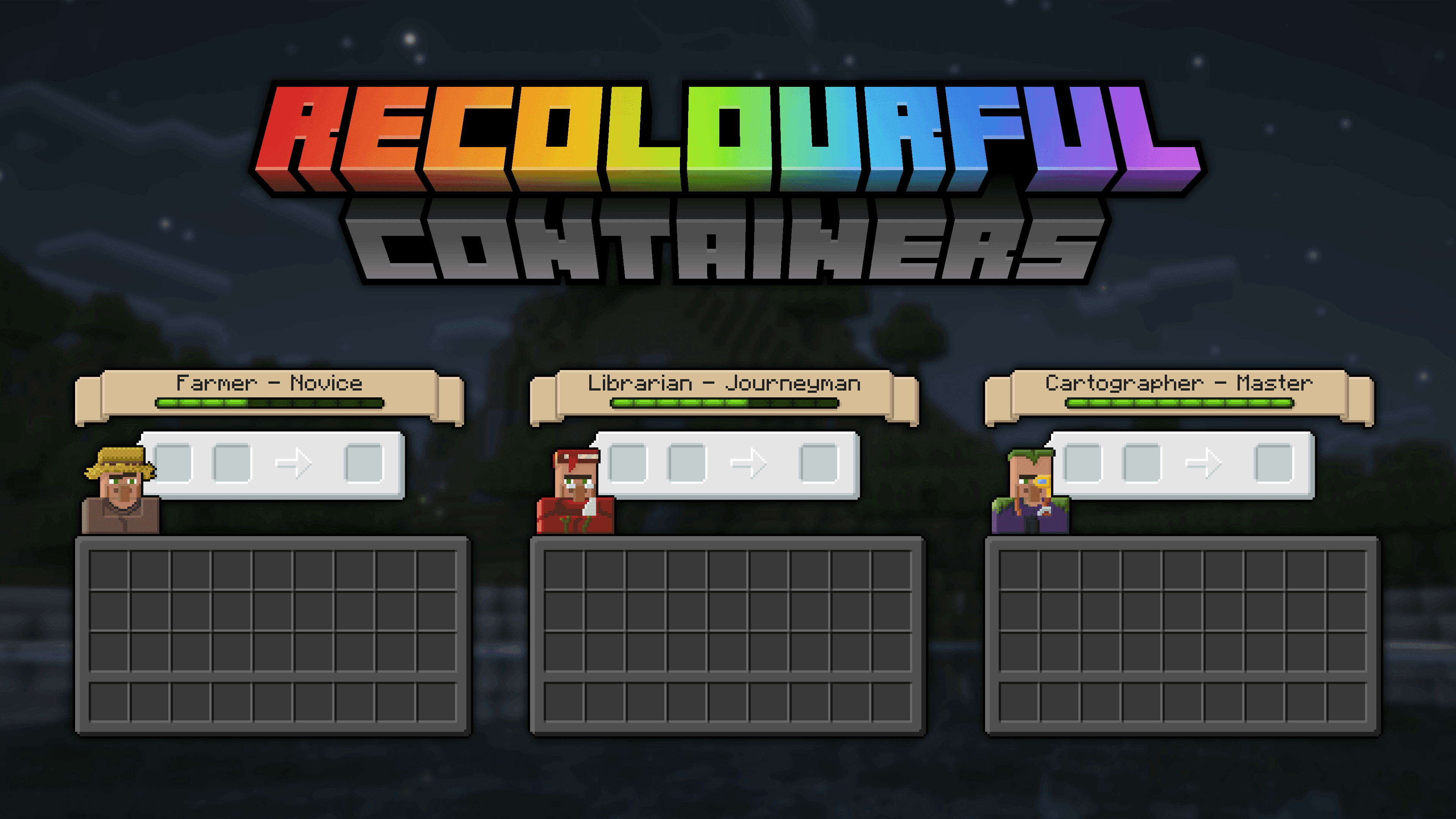 Recolourful Containers GUI + HUD (DARK) screenshot