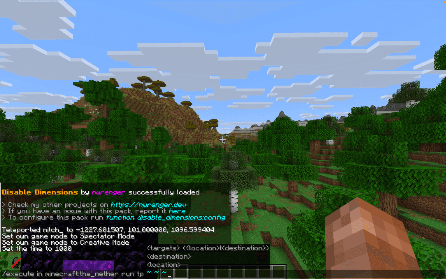 Disable Dimensions screenshot