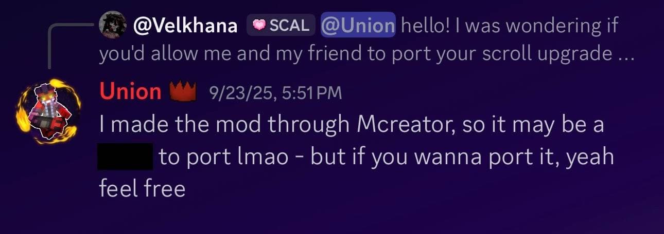 Union's Upgrade Scrolls Port screenshot