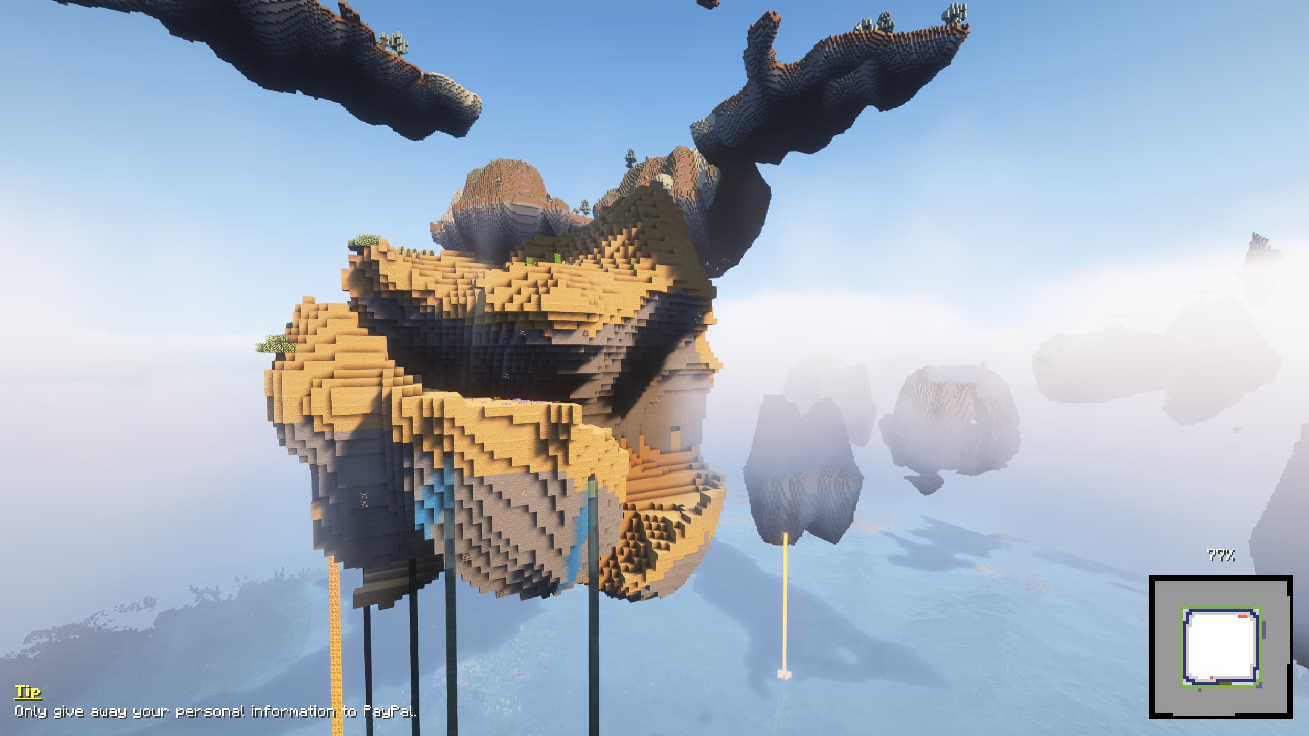 Loading Backgrounds - Floating Islands screenshot