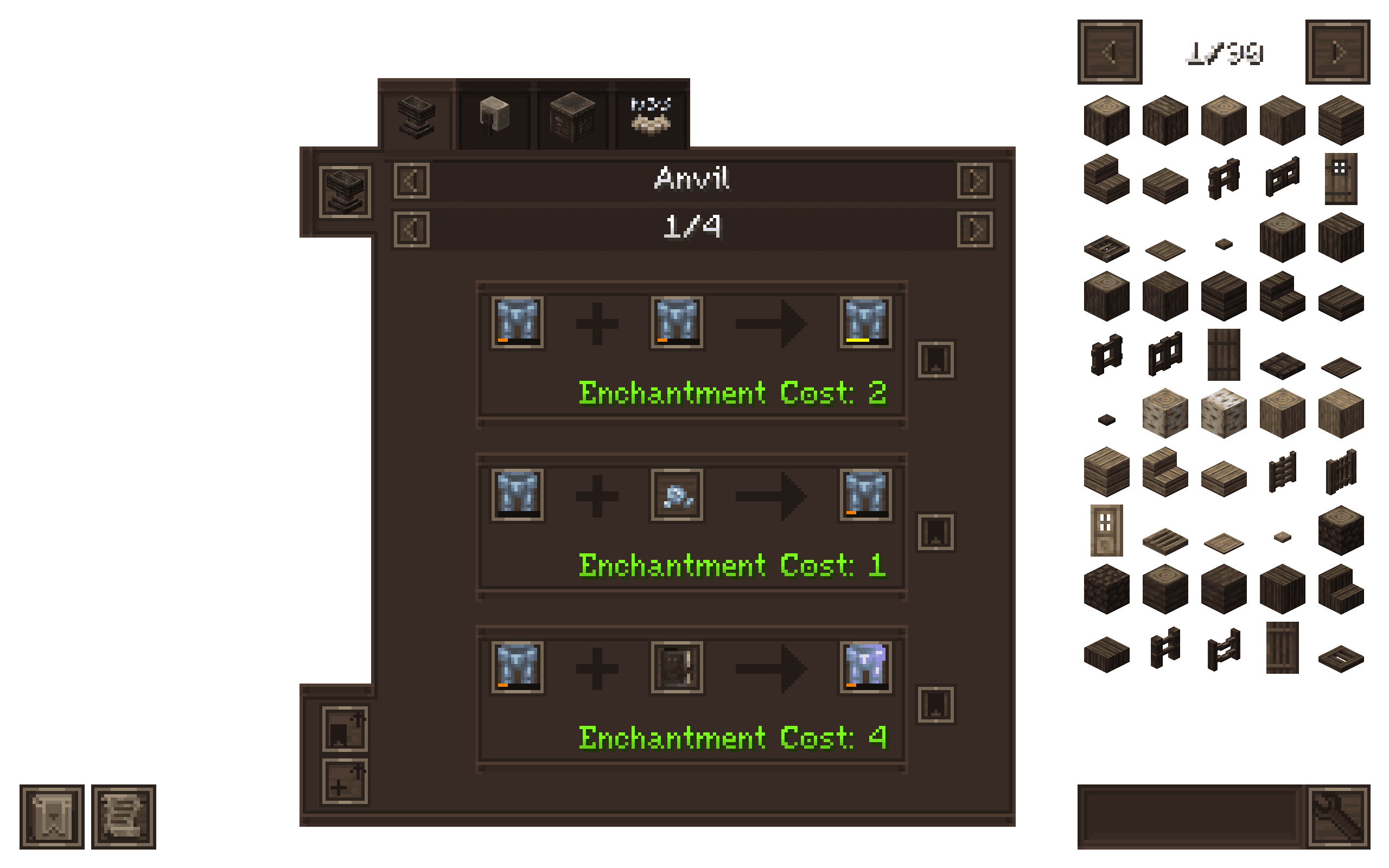 Excalibur | Just Enough Items (JEI) Support screenshot