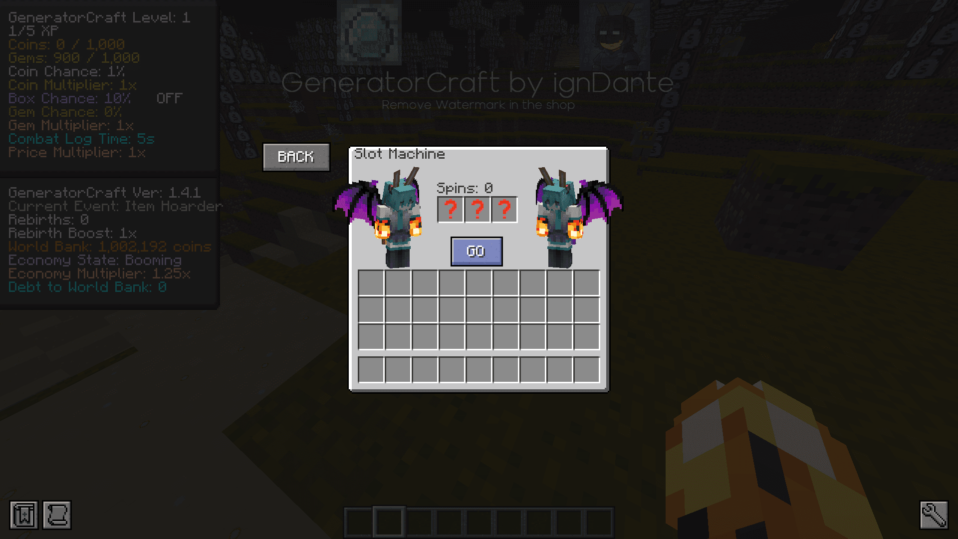 GeneratorCraft - Lootboxes, Gambling, RNG, Economy screenshot