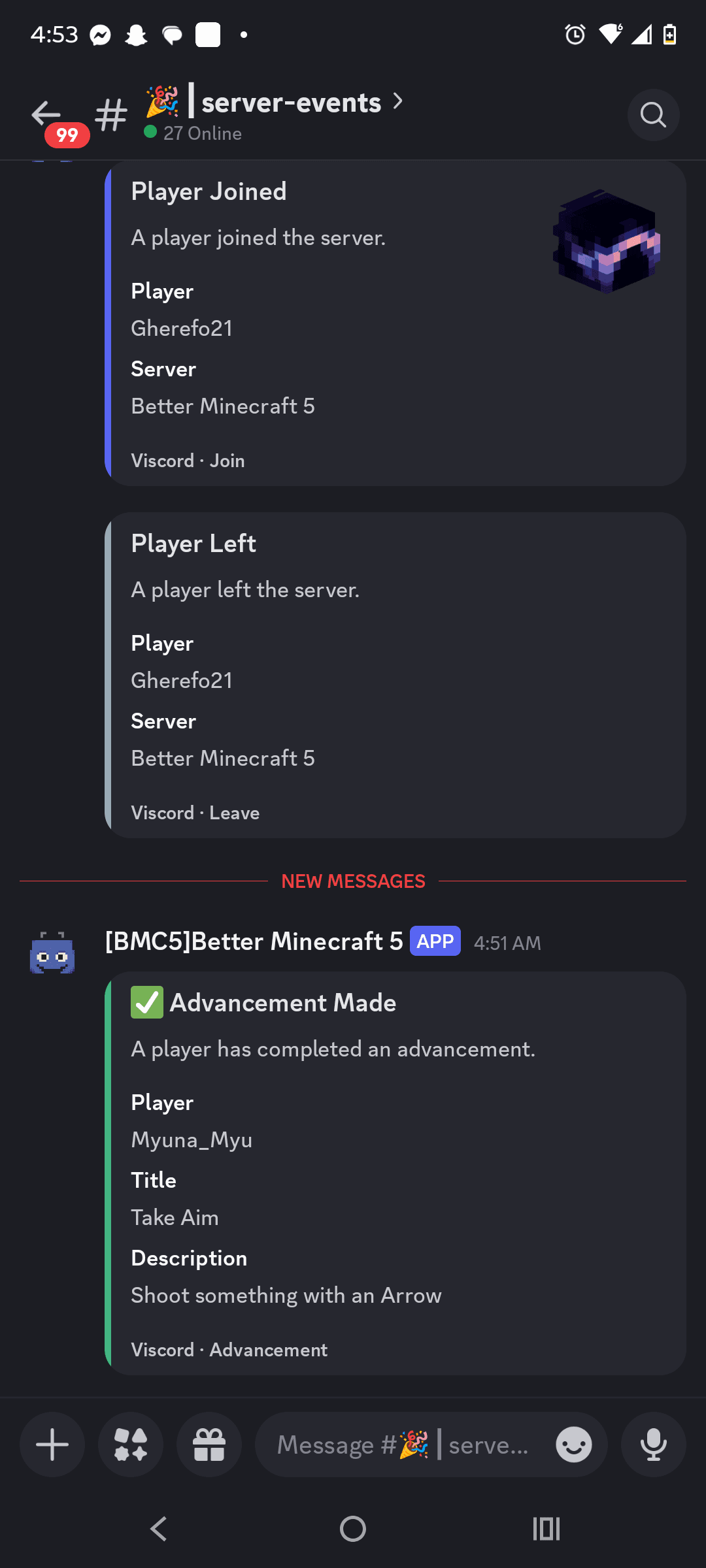 Viscord  - Discord/Fluxer Server to Server screenshot