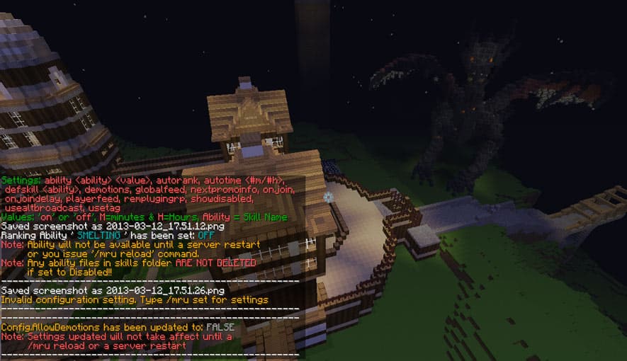 McMMO Rank UP screenshot
