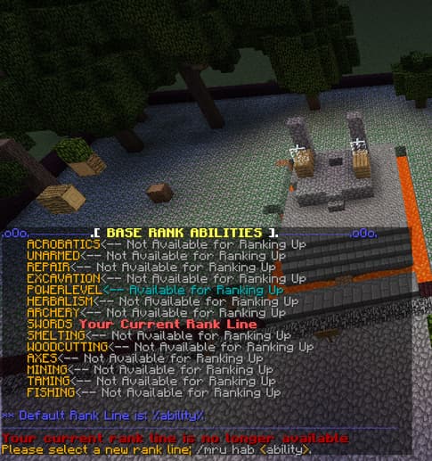 McMMO Rank UP screenshot